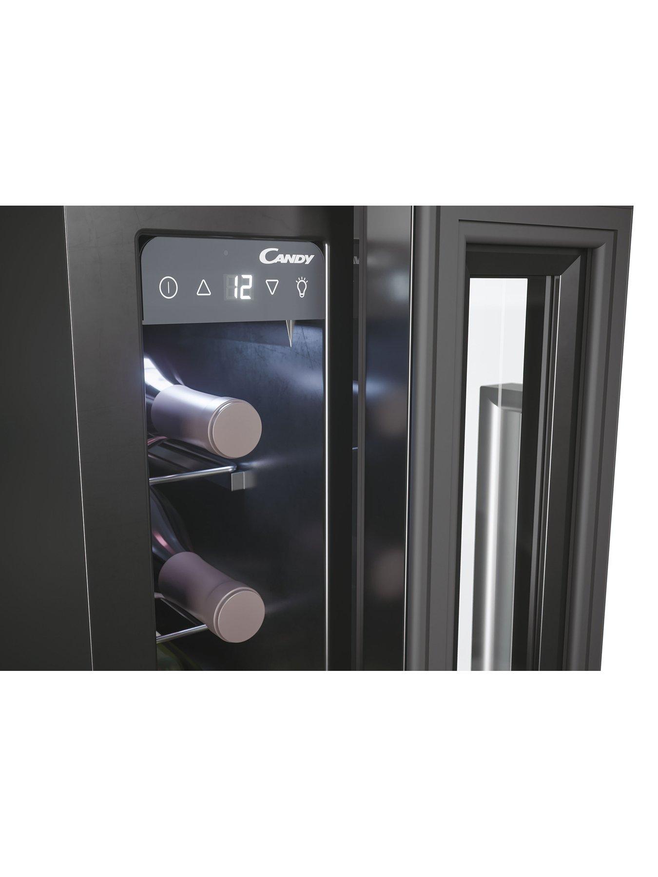  image of candy-ccvb-15-uk1-built-in-wine-cooler-7-bottle-capacity-black