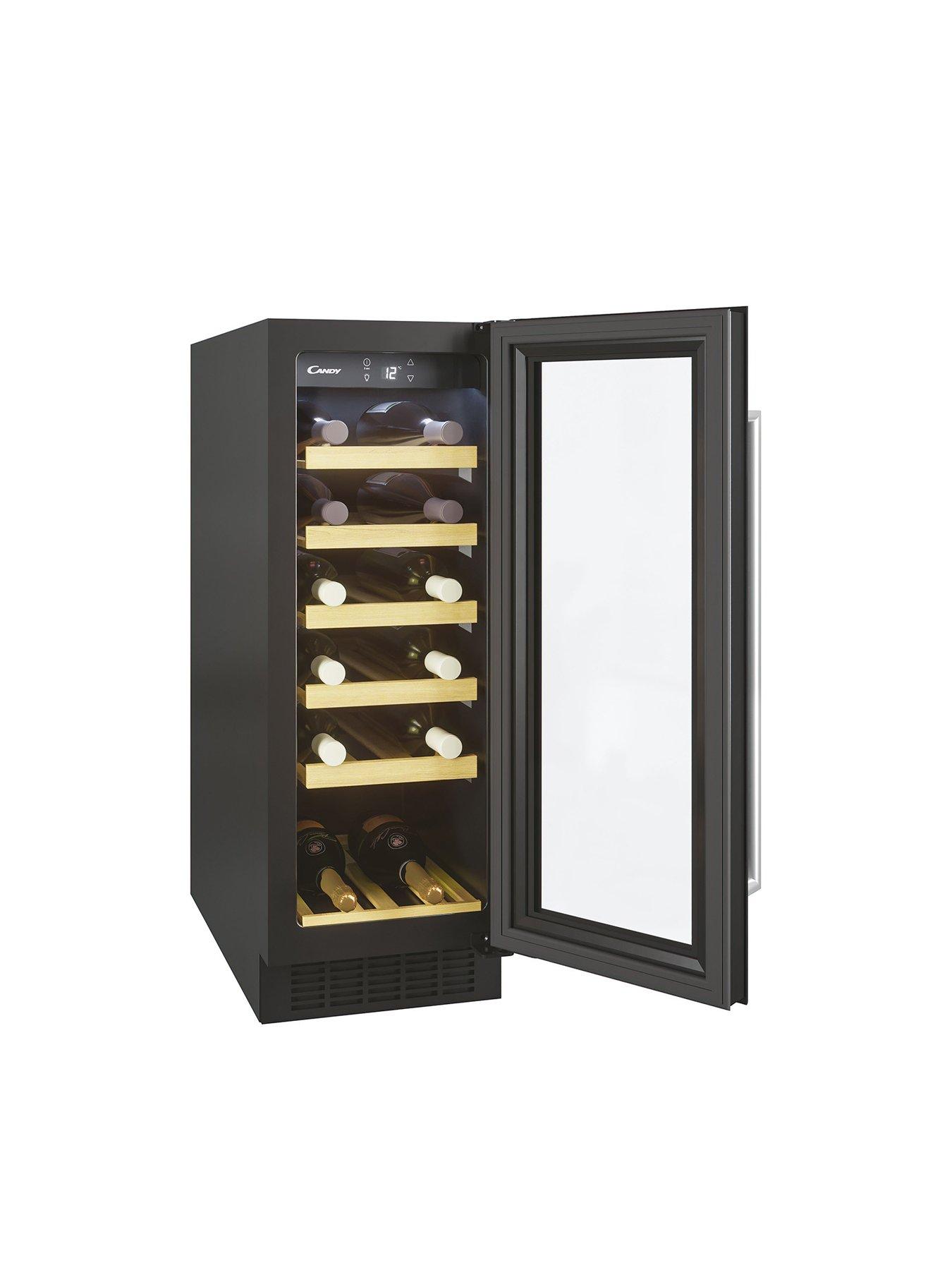  image of candy-ccvb-30-uk1-built-in-wine-cooler-20-bottle-capacity-black