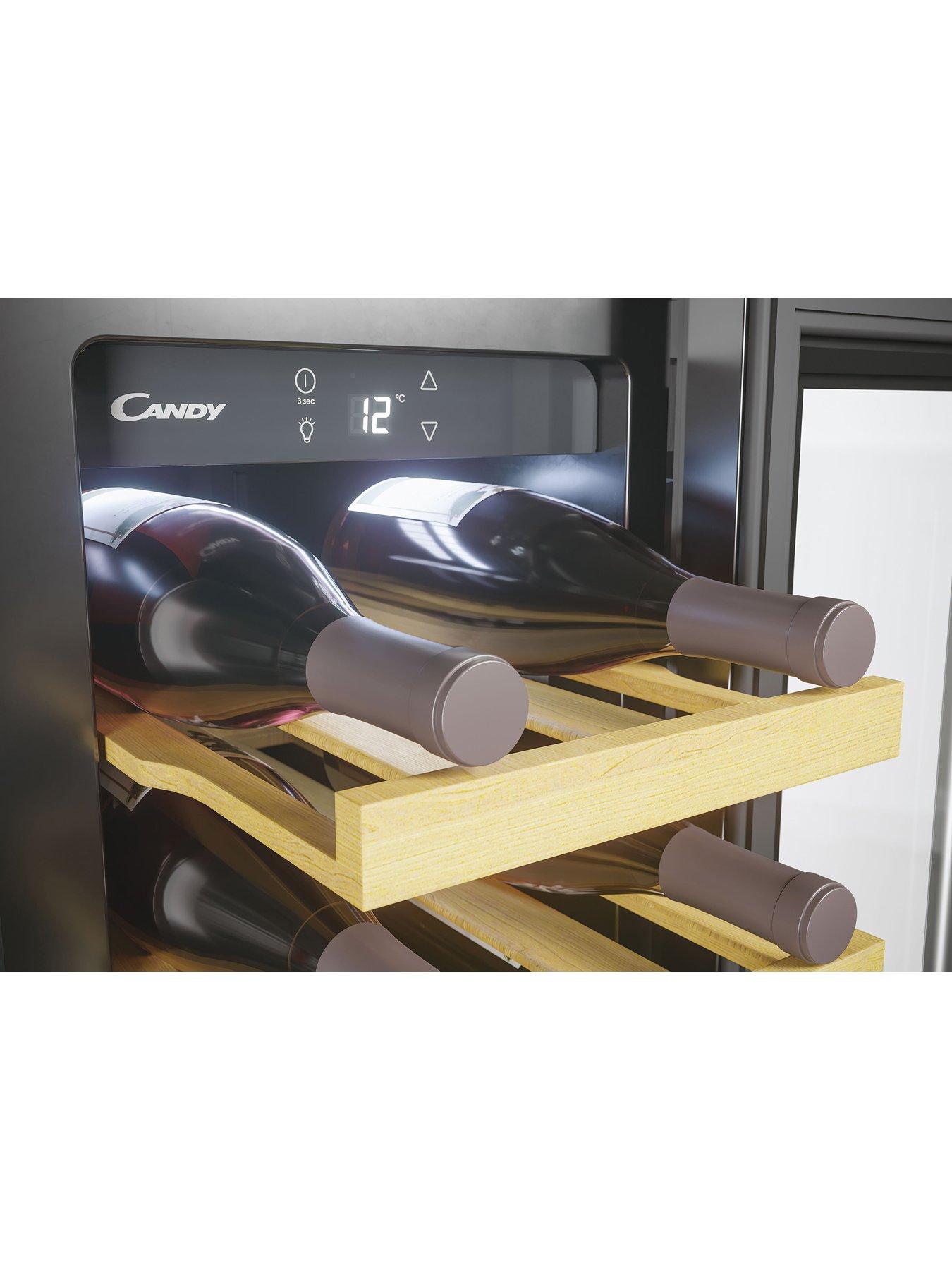  image of candy-ccvb-30-uk1-built-in-wine-cooler-20-bottle-capacity-black