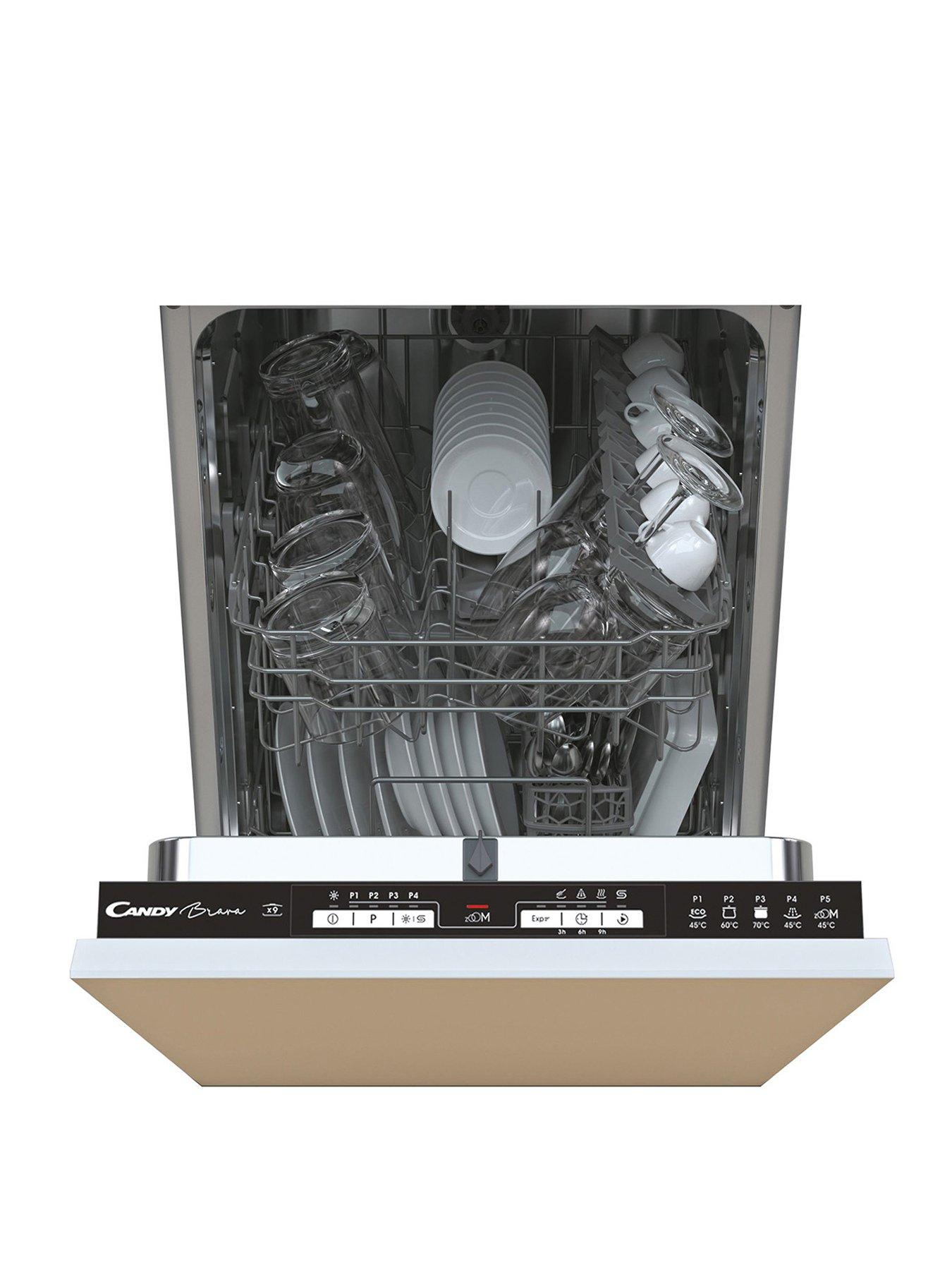 candy-bravanbspcdih-2l952-80-45cm-wide-slimlinenbsp9-place-integratednbspdishwasher-e-rated-black