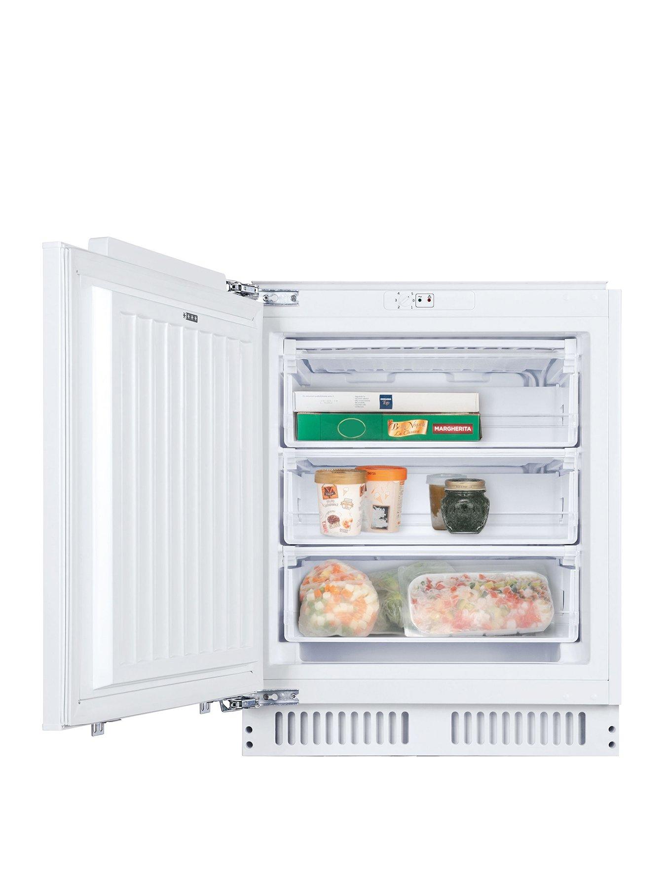 undefined CUS68EWK Integrated Undercounter Freezer, E Rated - White