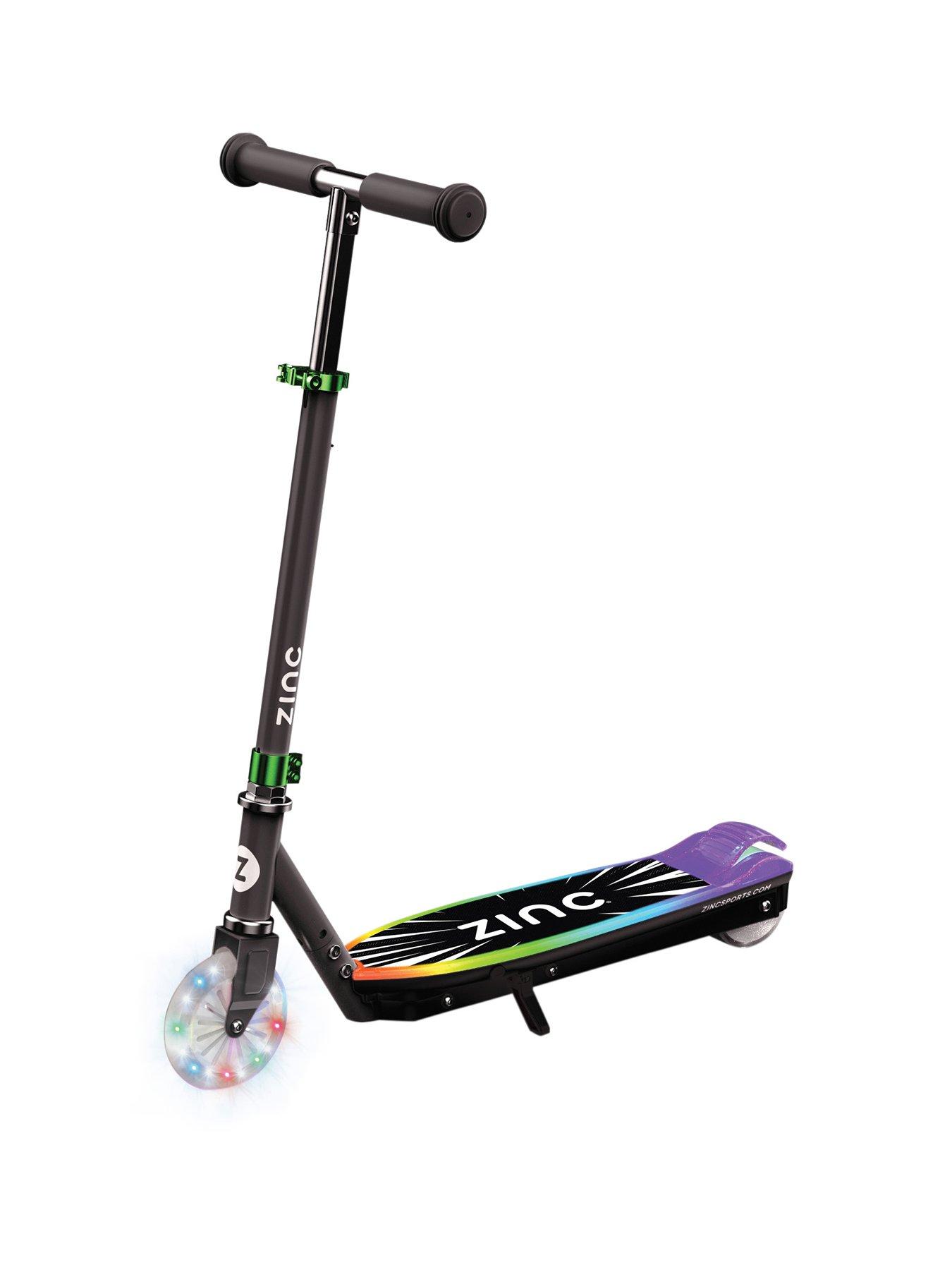 Image 1 of 8 of Zinc Spirit Kids Electric Scooter - Black/Green