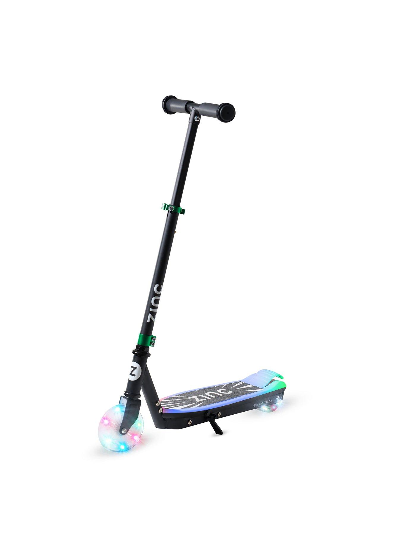 Image 2 of 8 of Zinc Spirit Kids Electric Scooter - Black/Green