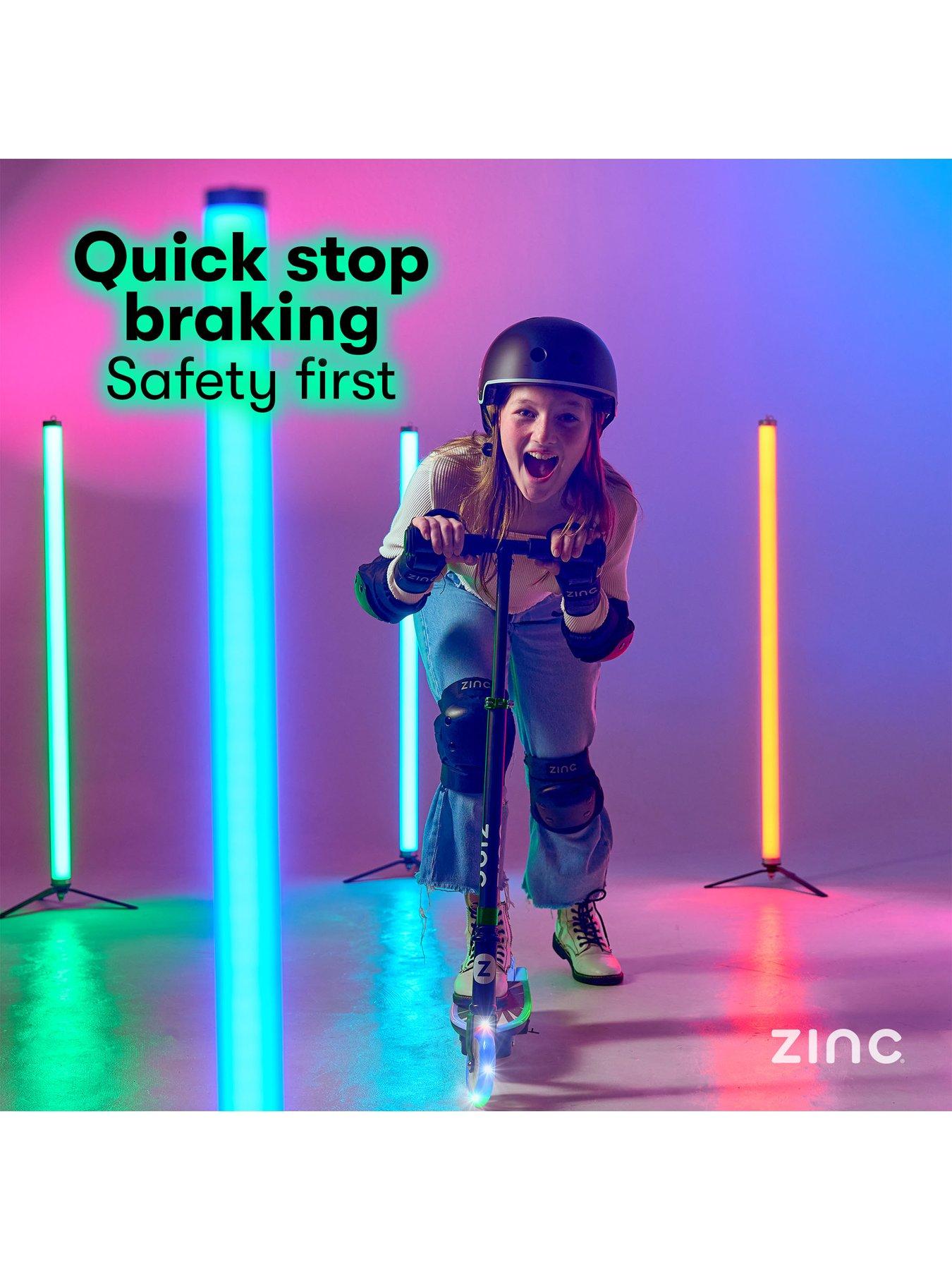 Image 6 of 8 of Zinc Spirit Kids Electric Scooter - Black/Green