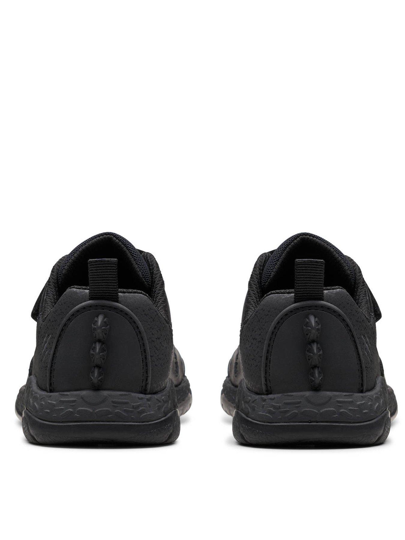 Image 3 of 6 of Clarks Boys Steggy2 Pace Dino PLAYPRINTS Riptape Shoes - Black