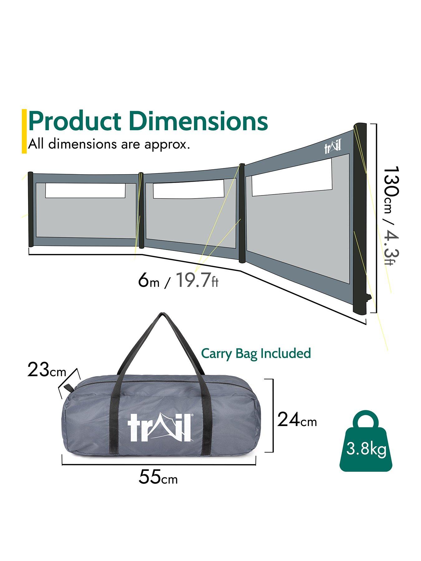  image of trail-3-panel-inflatable-windbreak
