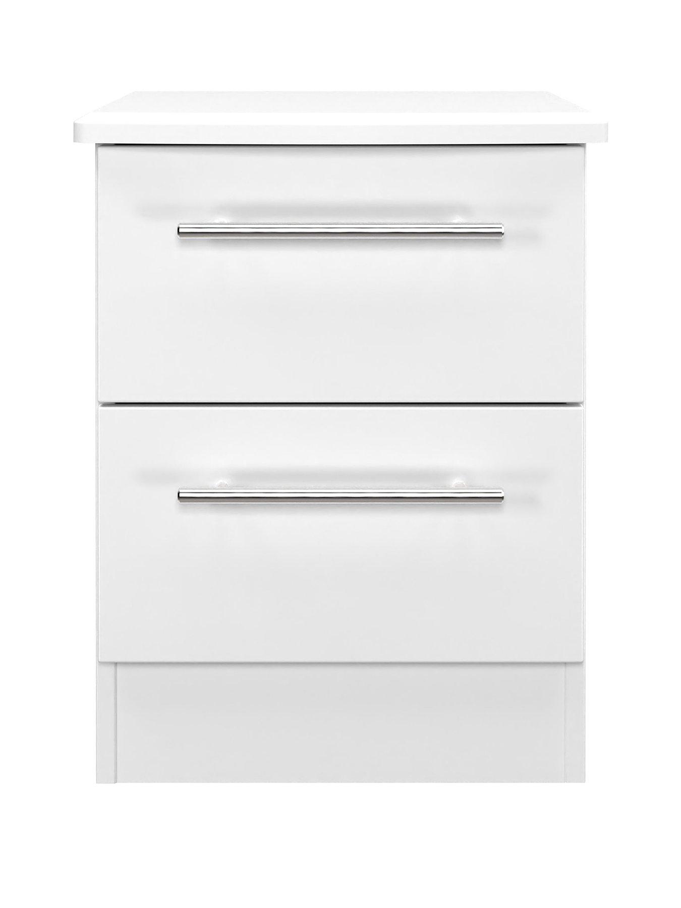  image of swift-oxford-ready-assembled-2-drawer-bedside-chest