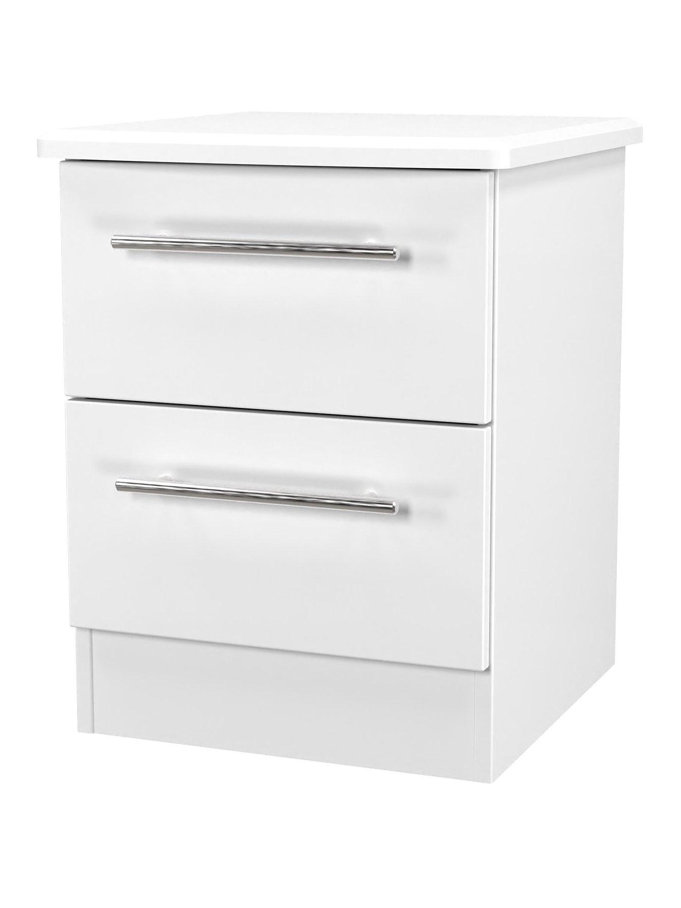  image of swift-oxford-ready-assembled-2-drawer-bedside-chest