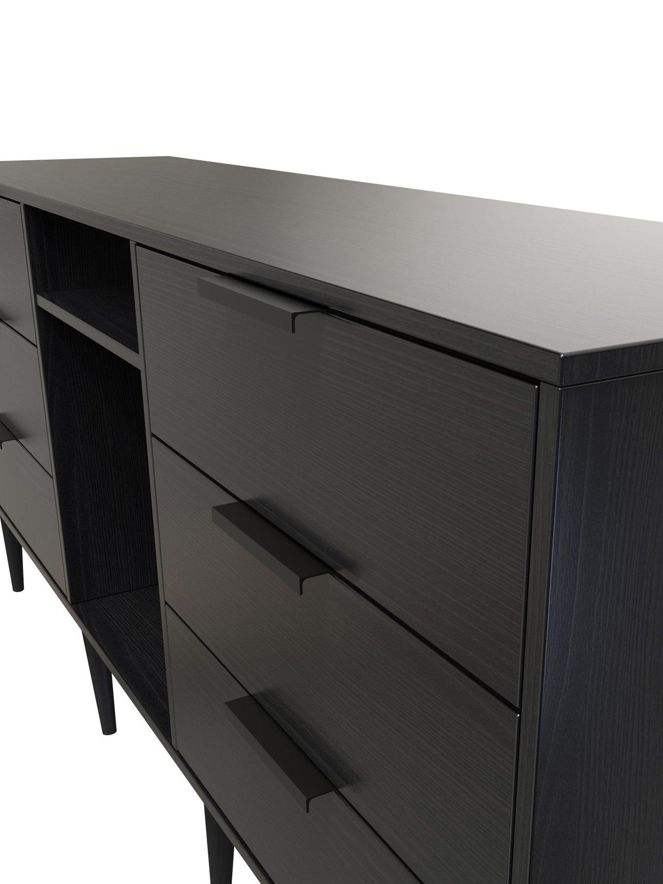 Image 4 of 7 of SWIFT Emerson Ready Assembled 6 Drawer Sideboard