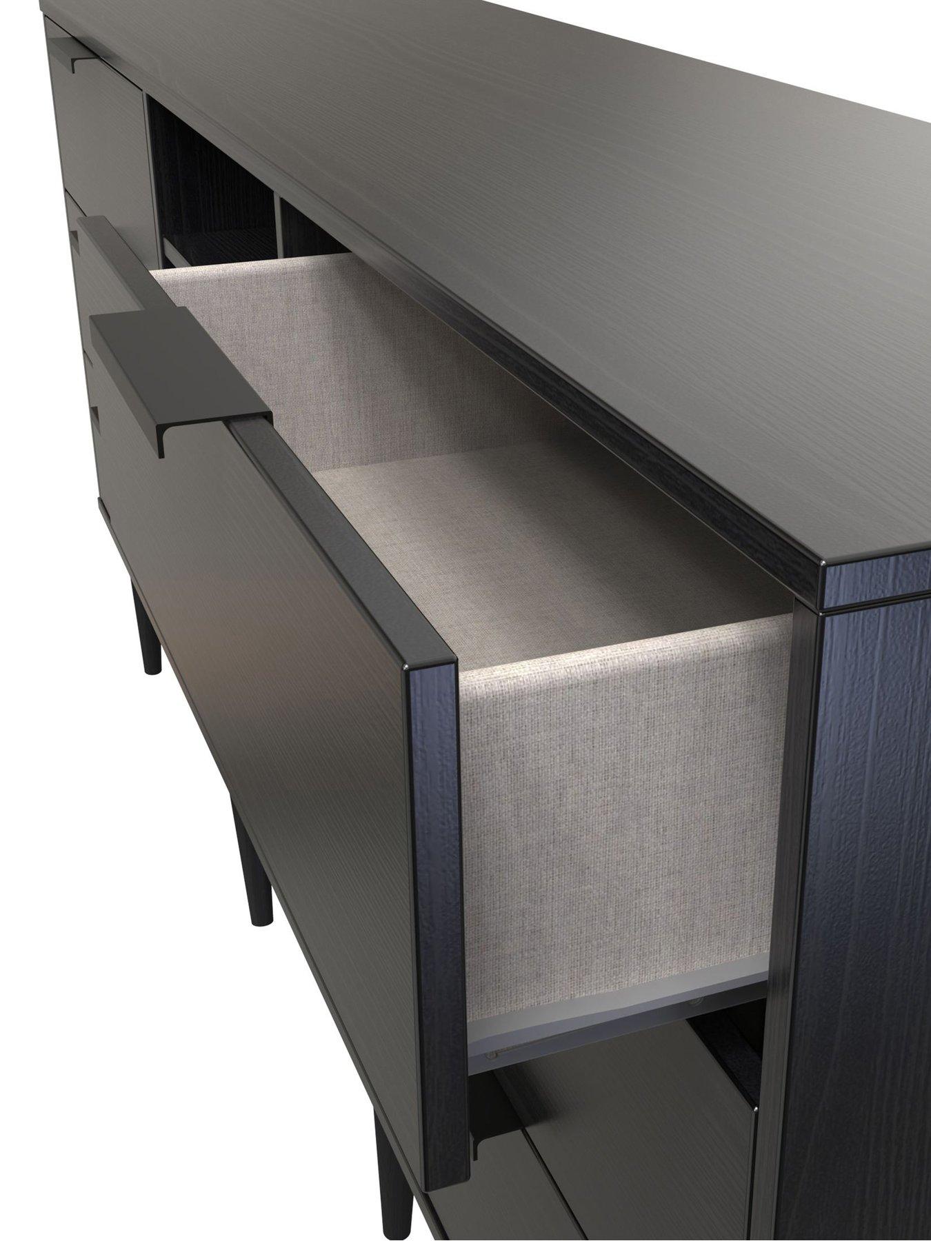 Image 5 of 7 of SWIFT Emerson Ready Assembled 6 Drawer Sideboard