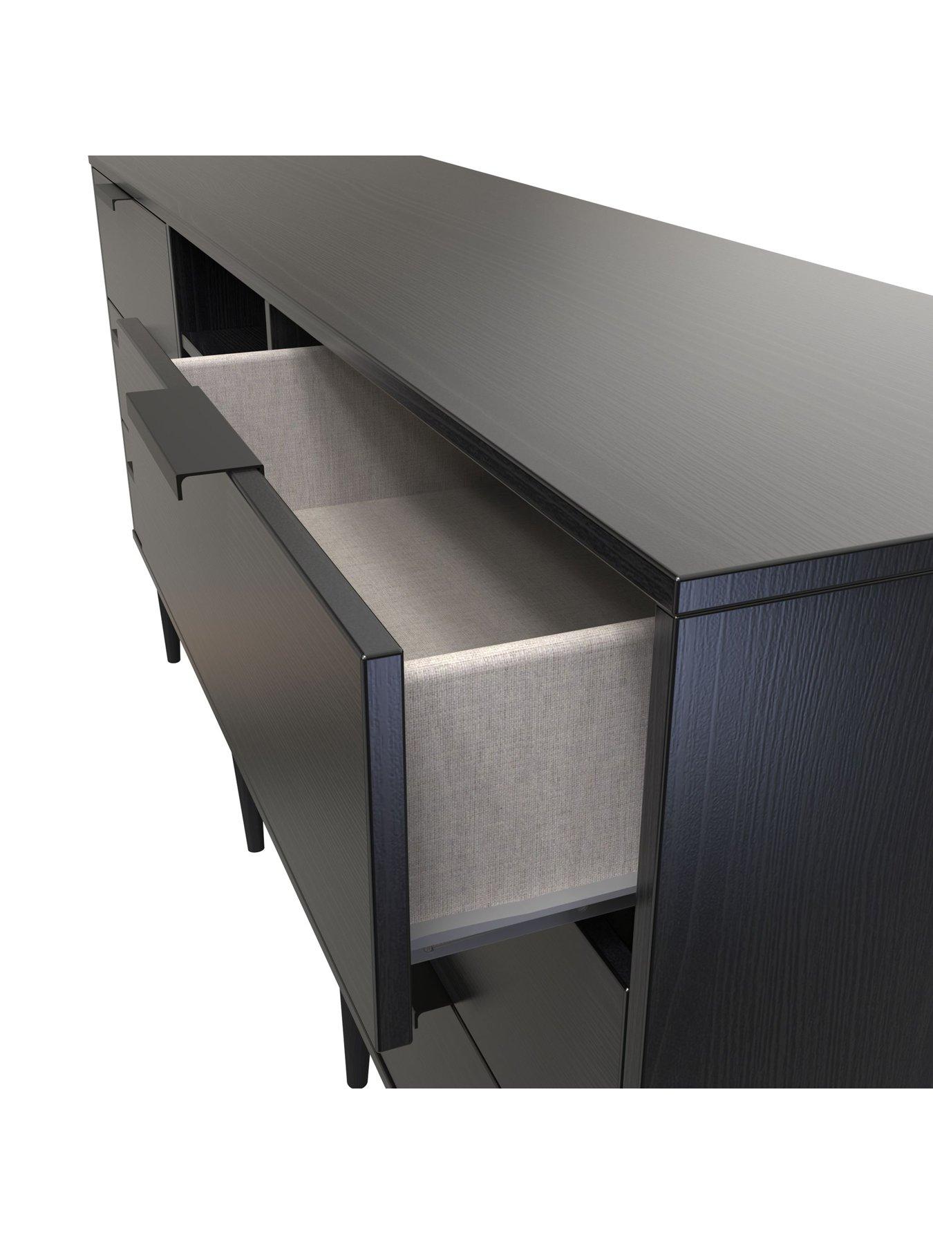 Image 7 of 7 of SWIFT Emerson Ready Assembled 6 Drawer Sideboard