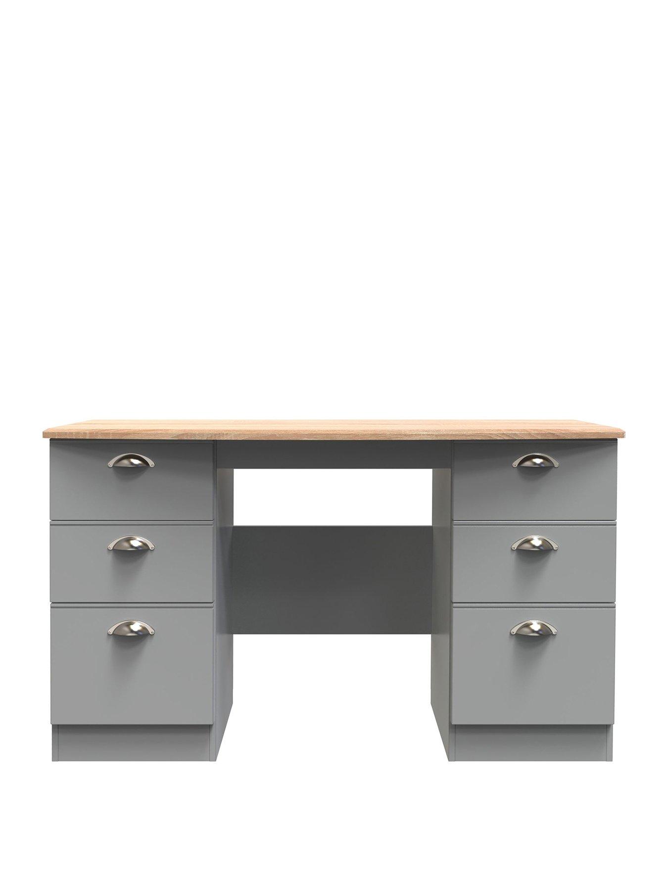 stillFront image of swift-tivoli-ready-assembled-double-pedestal-desk