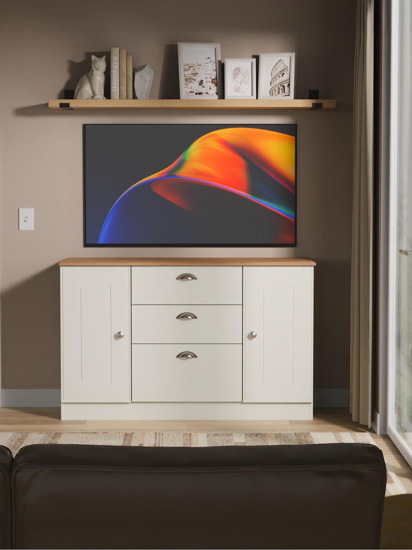 undefined Tivoli Ready Assembled 2 Door, 3 Drawer Sideboard