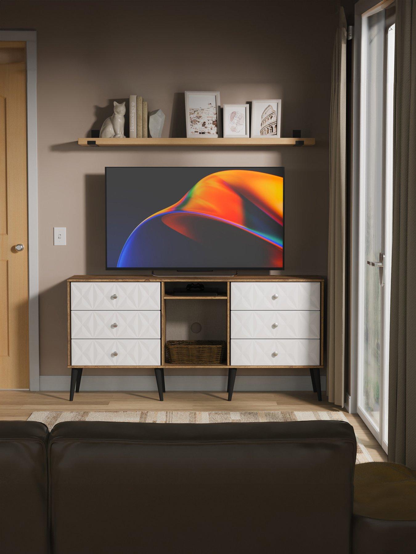undefined Valencia Ready Assembled 6 Drawer Sideboard
