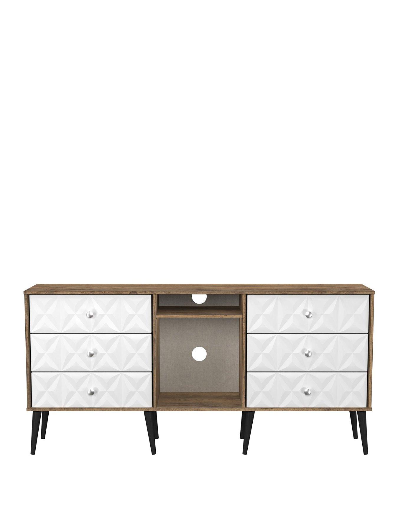Image 2 of 6 of SWIFT Valencia Ready Assembled 6 Drawer Sideboard