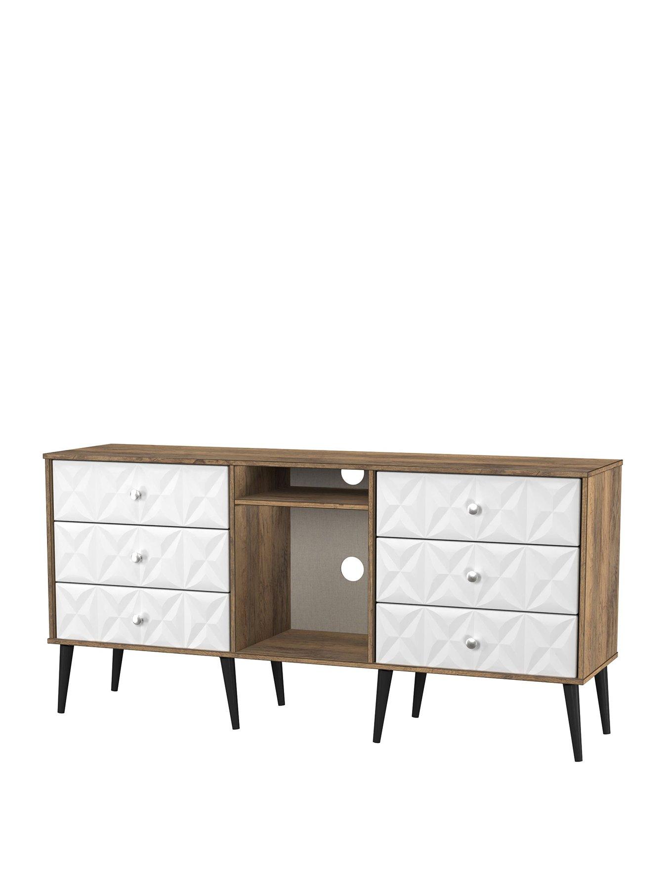 Image 3 of 6 of SWIFT Valencia Ready Assembled 6 Drawer Sideboard
