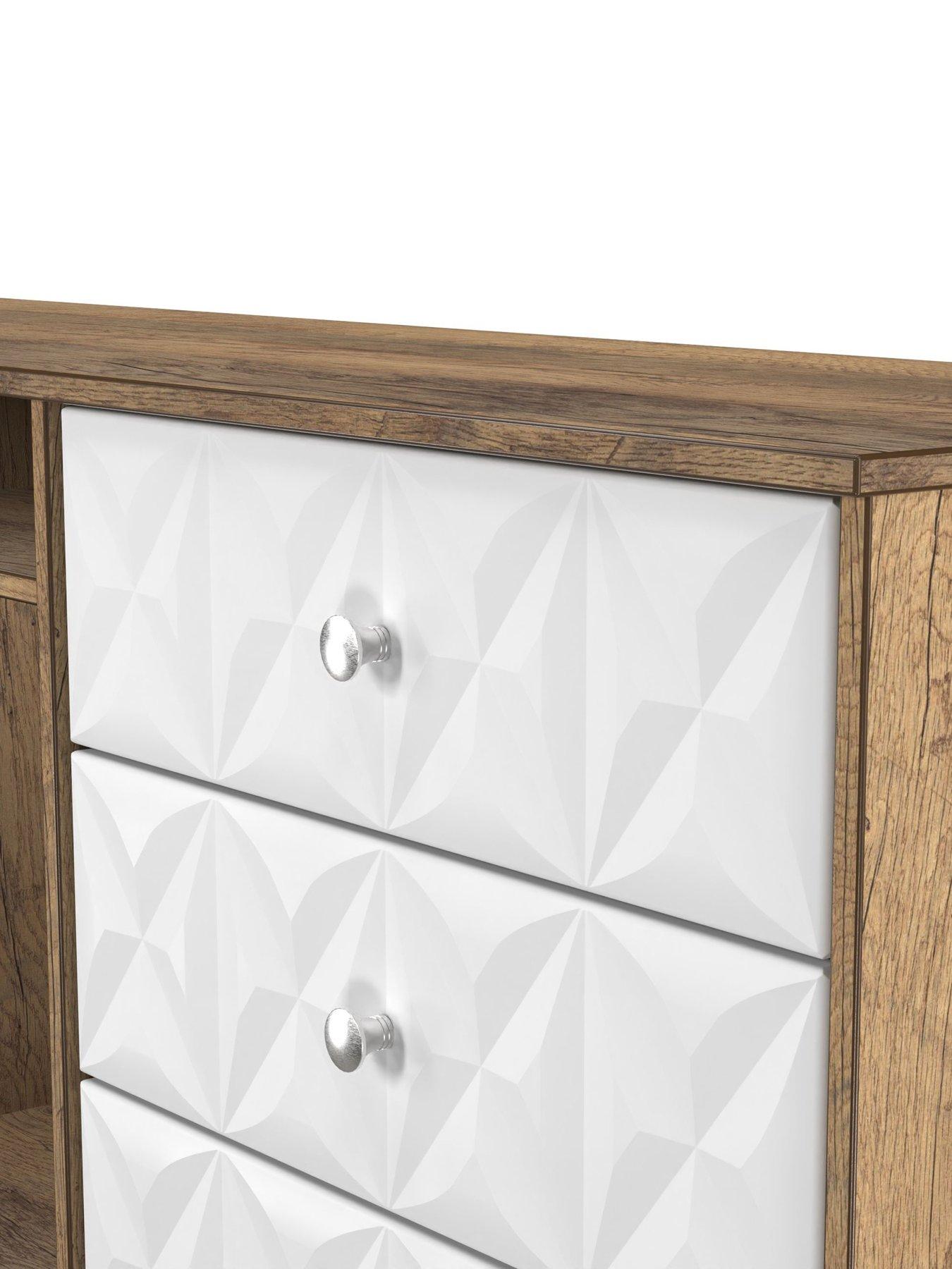 Image 4 of 6 of SWIFT Valencia Ready Assembled 6 Drawer Sideboard