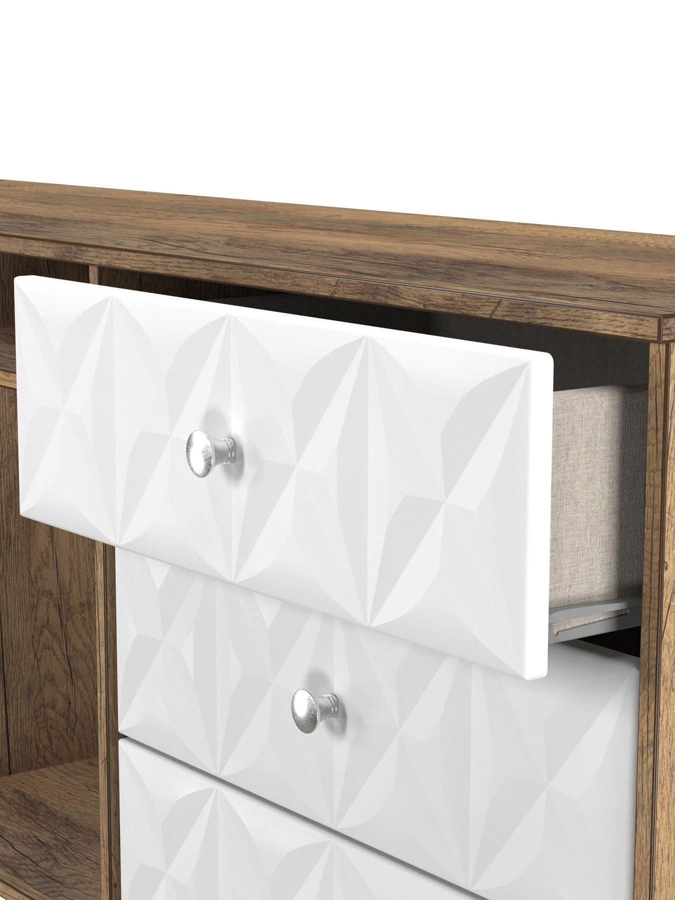 Image 5 of 6 of SWIFT Valencia Ready Assembled 6 Drawer Sideboard