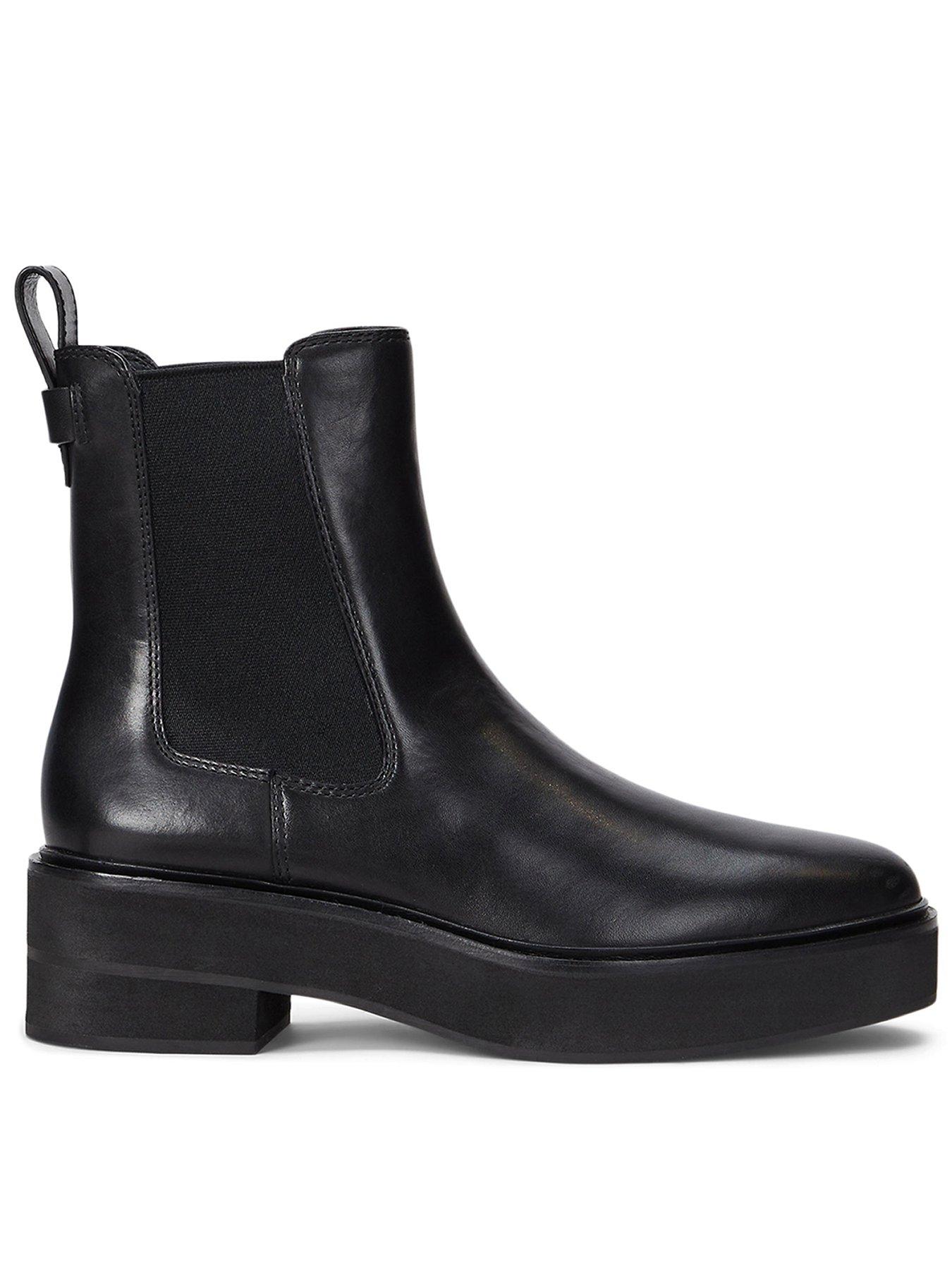 Lauren by Ralph Lauren Adrianna Chelsea Ankle Boots Black littlewoods