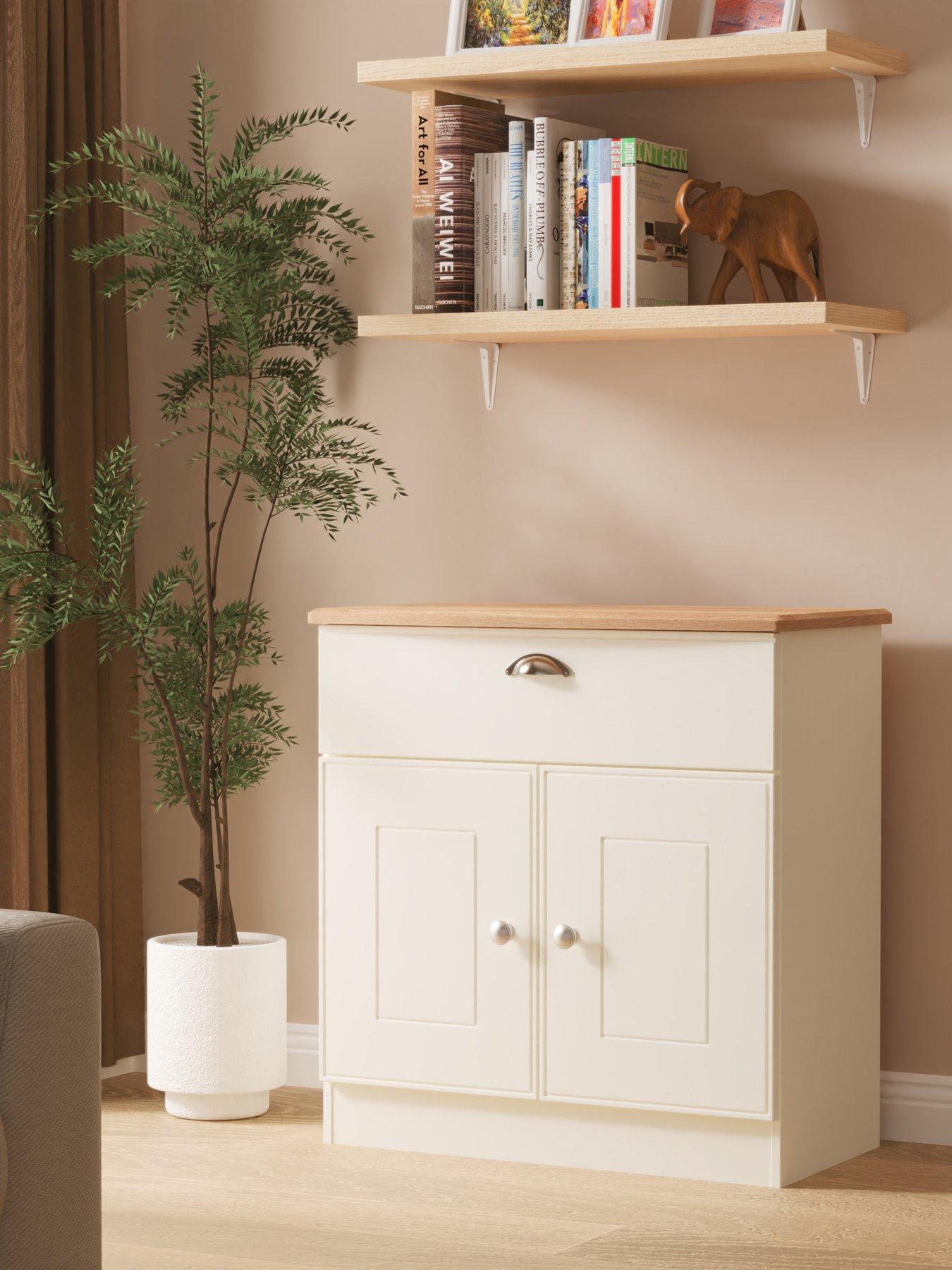 SWIFT Tivoli Ready Assembled 2 Door, 1 Drawer Compact Sideboard