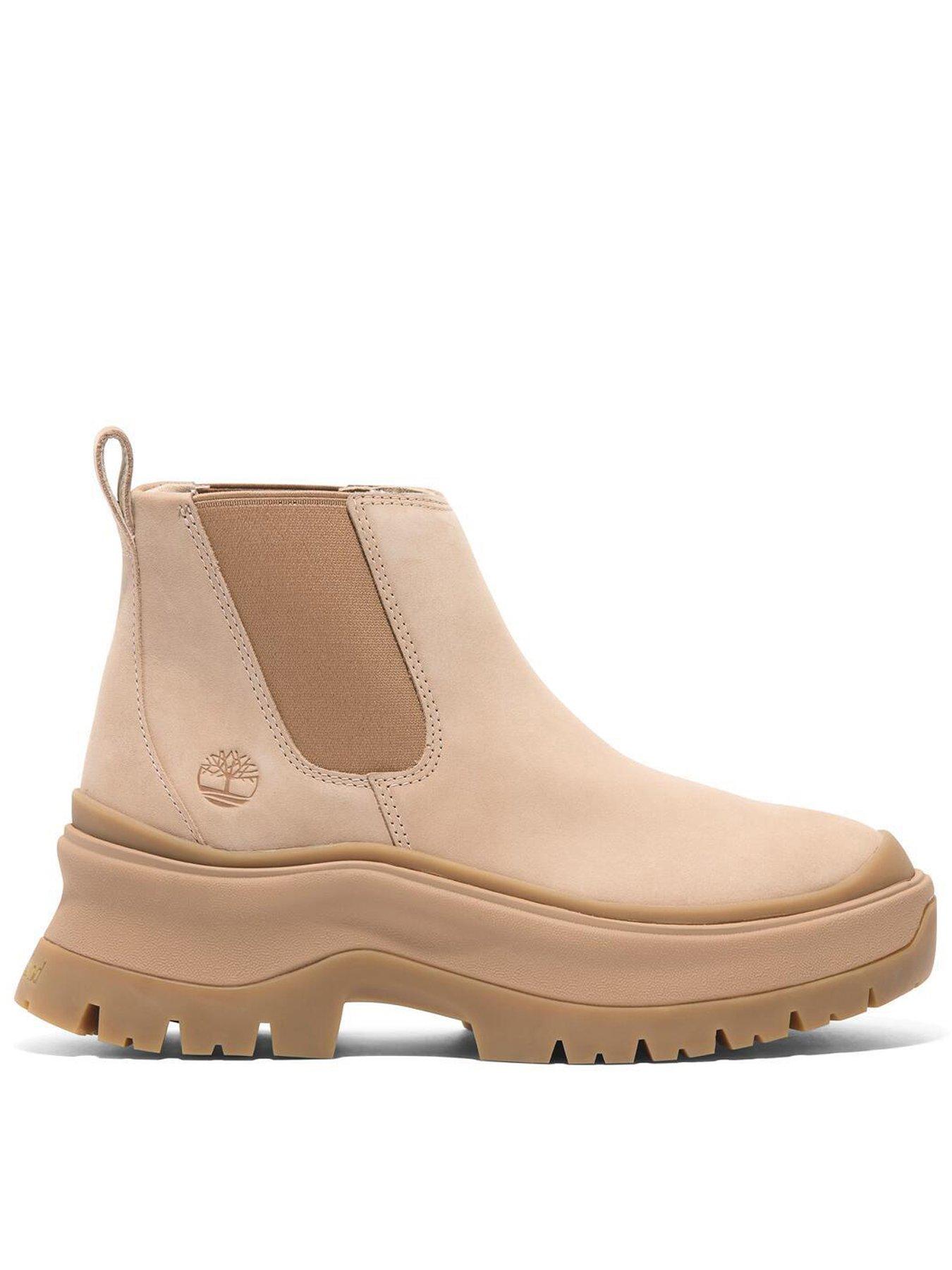 undefined Roxie Lane Chelsea Nubuck Water Resistant Boot - Light Beige