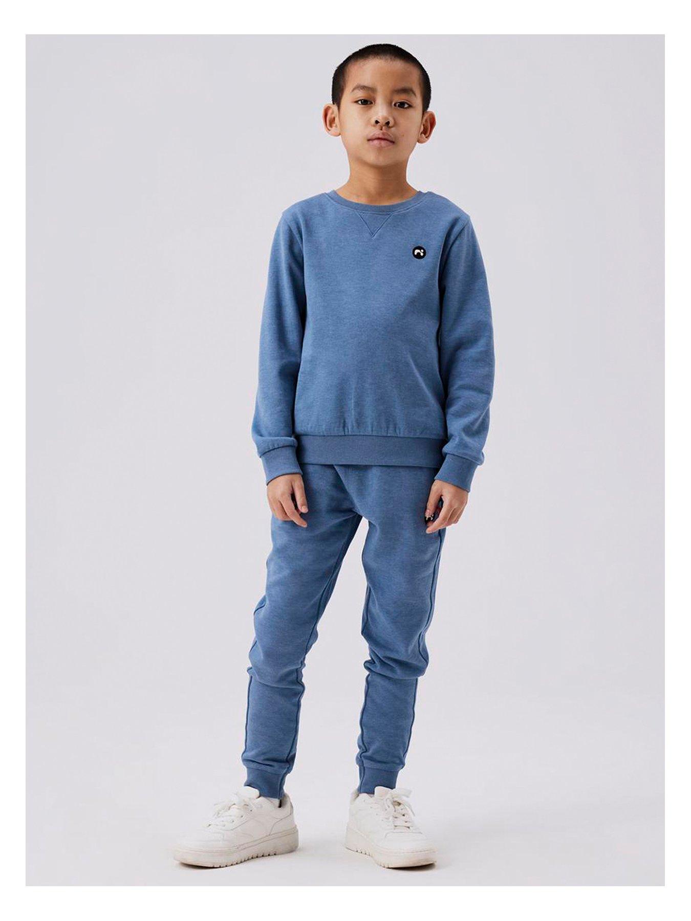  image of name-it-boys-logo-joggers-coronet-blue