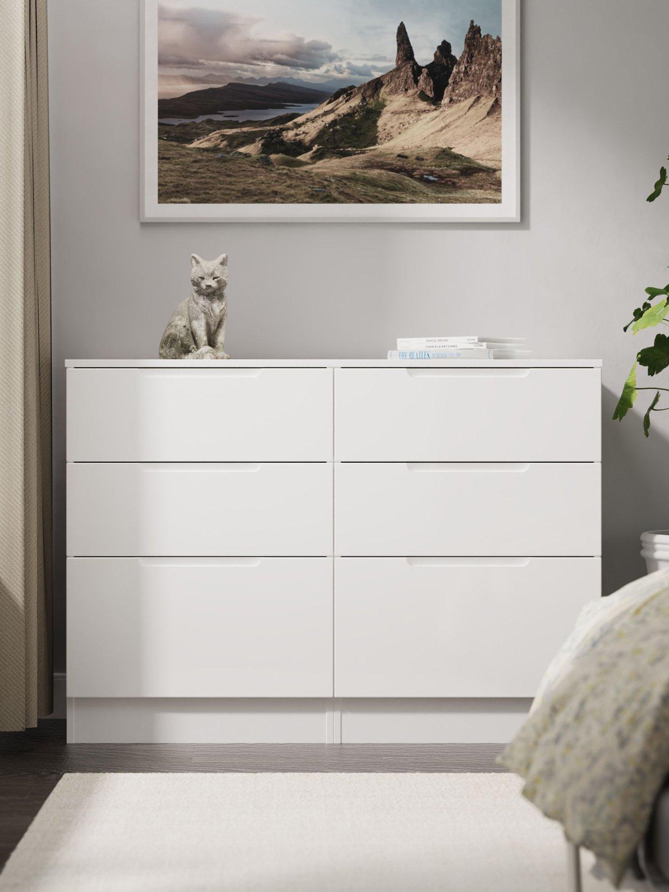 SWIFT Florence Ready Assembled 6 Drawer Chest