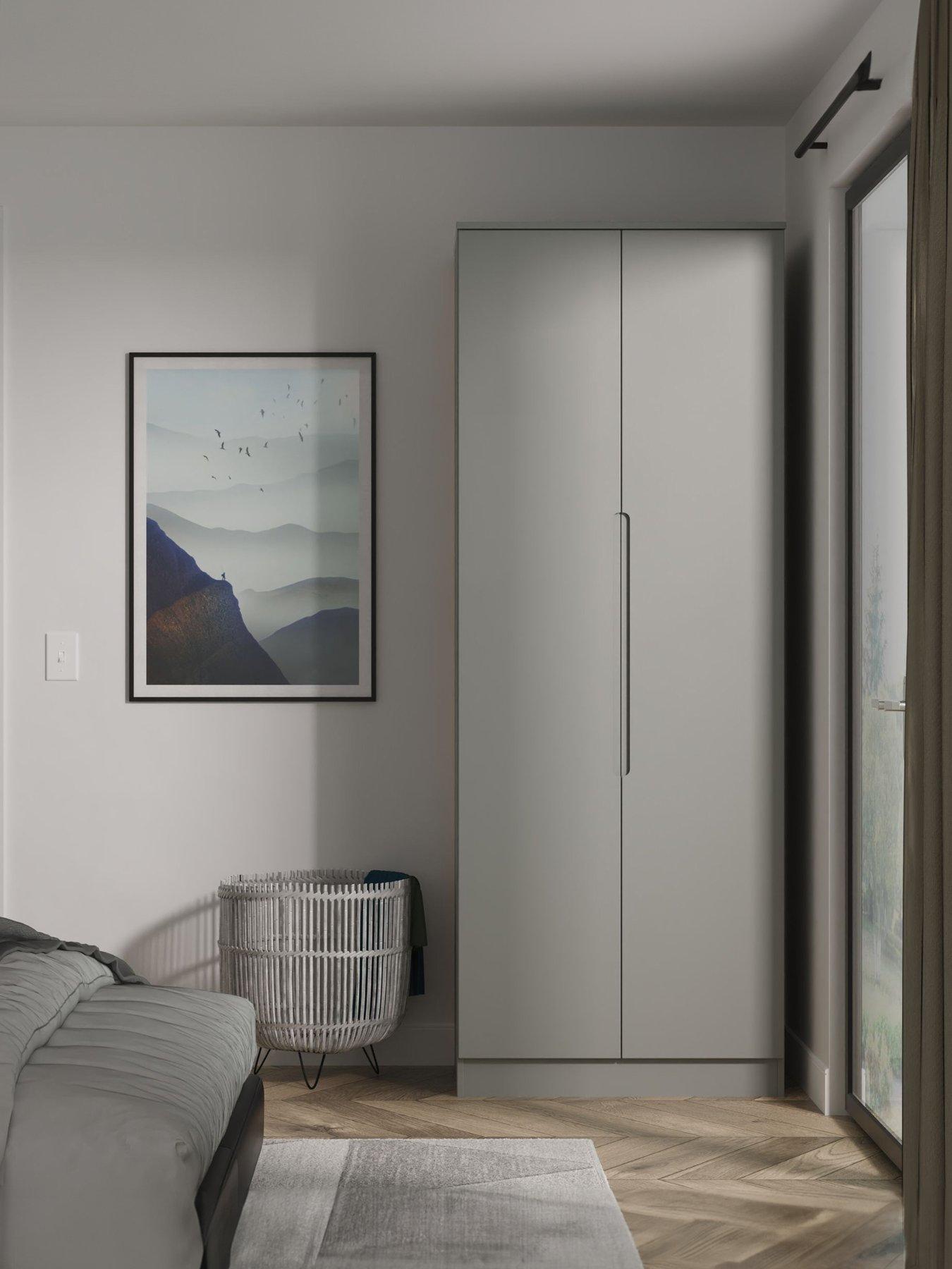SWIFT Florence Ready Assembled Tall 2 Door Wardrobe
