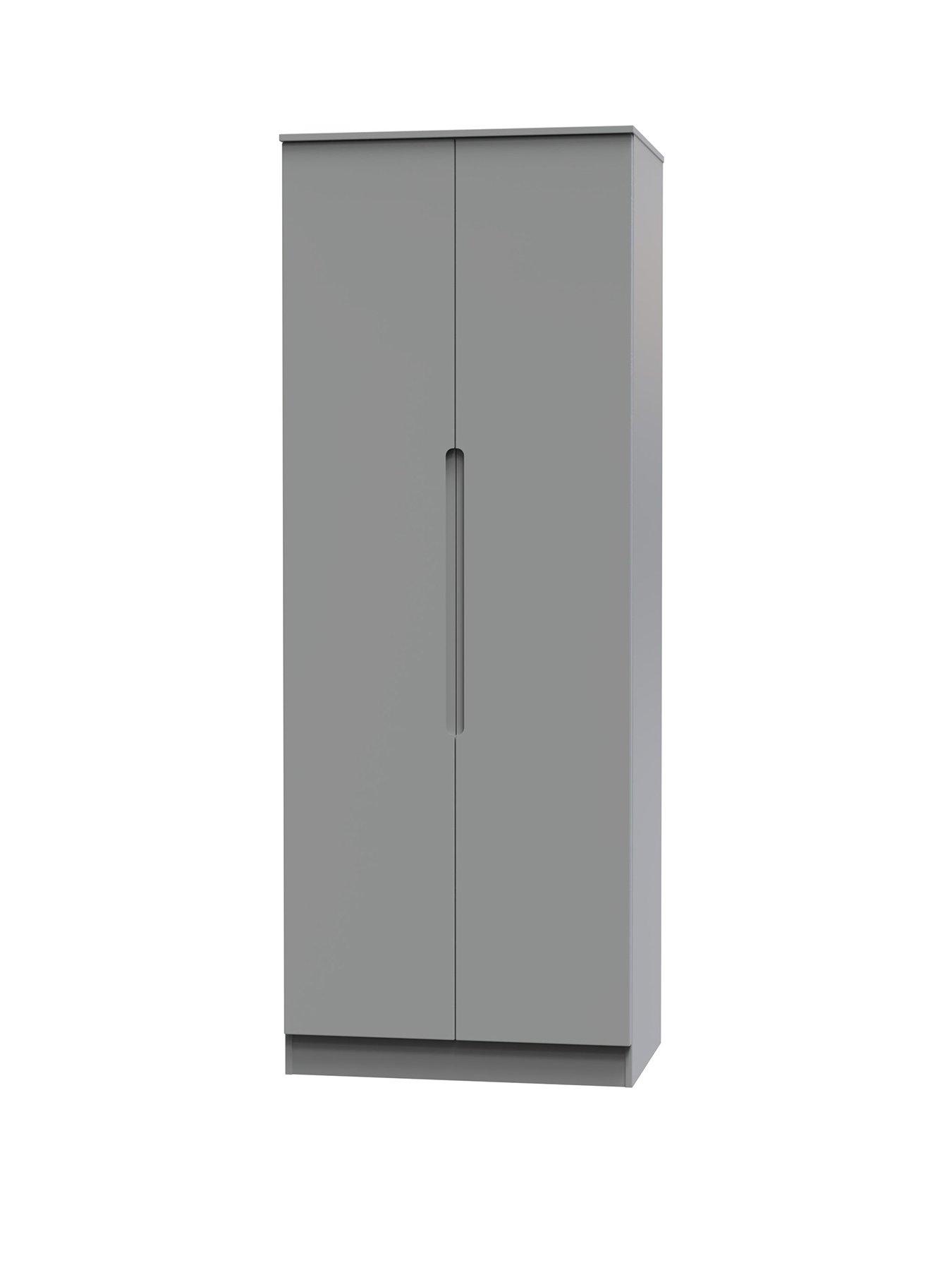  image of swift-florence-ready-assembled-tall-2-door-wardrobe