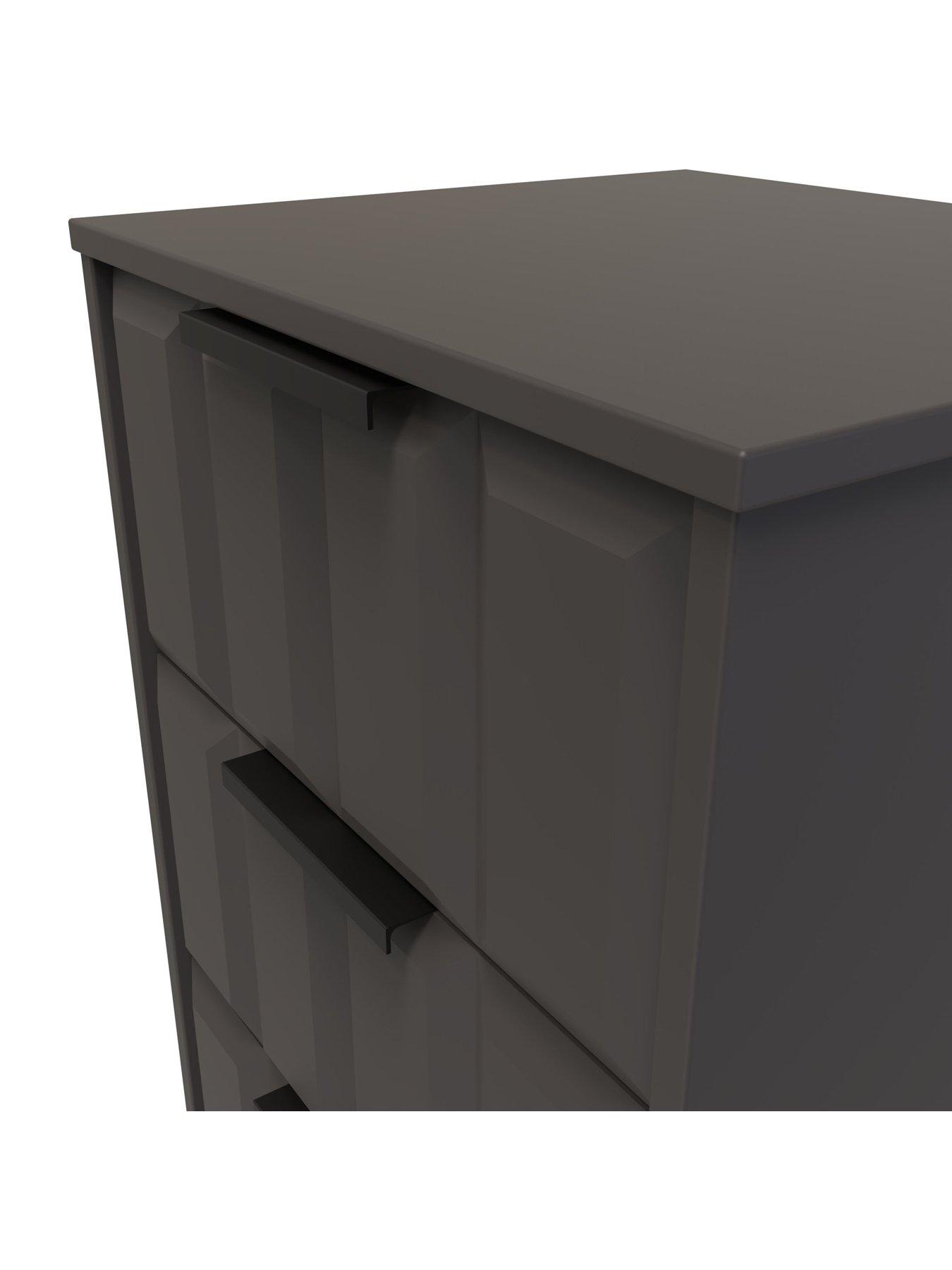  image of swift-washington-ready-assembled-3-drawer-bedside