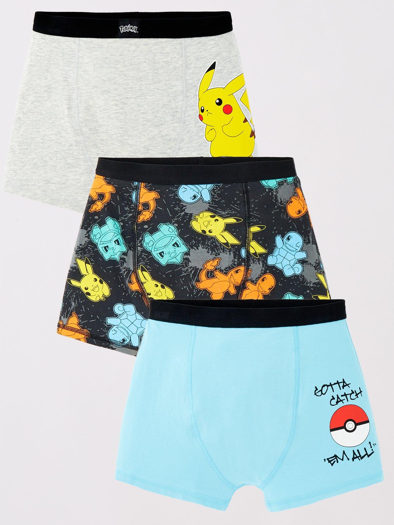  image of pokemon-3-pack-pokemon-boxer-trunks-multi