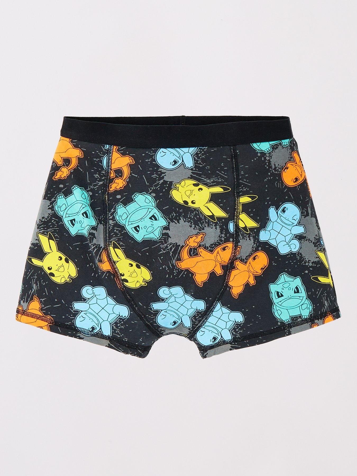  image of pokemon-3-pack-pokemon-boxer-trunks-multi