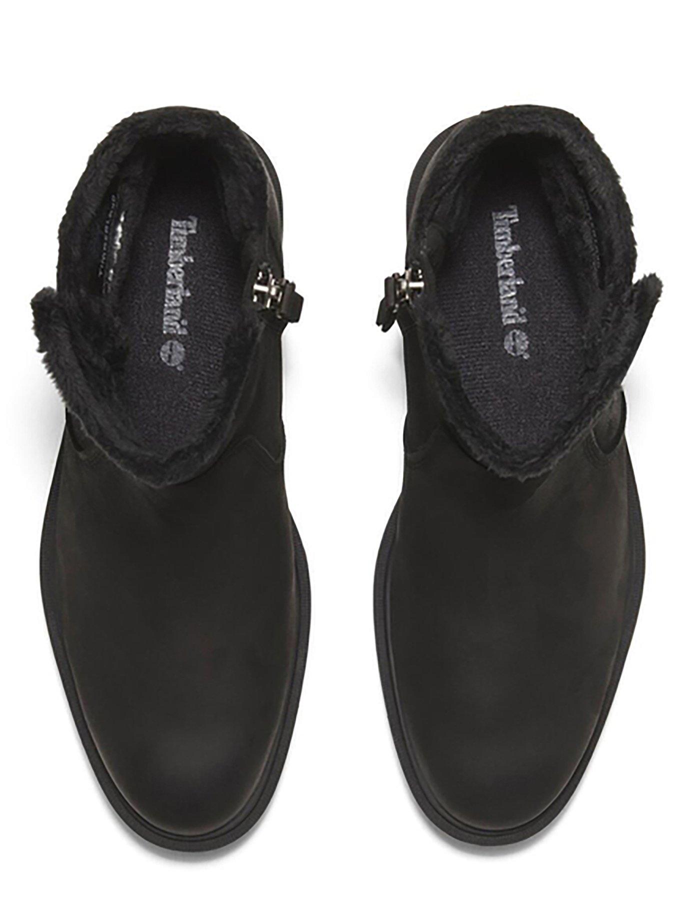 Image 4 of 5 of Timberland Warm Lined Brimfield Full Grain - Water Resistant Boots&nbsp;- Black