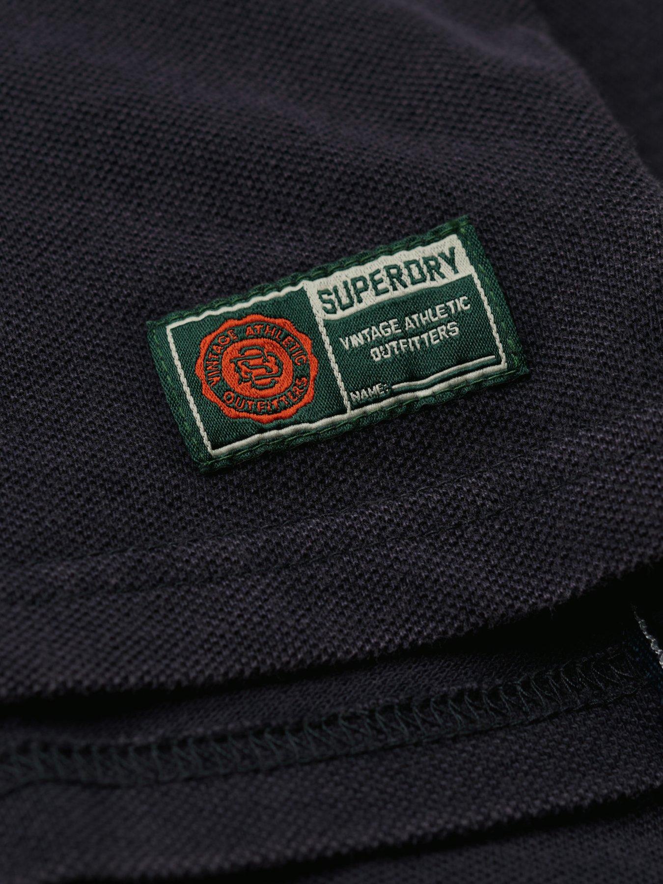  image of superdry-short-sleeve-vintage-athletic-polo-shirt-navy