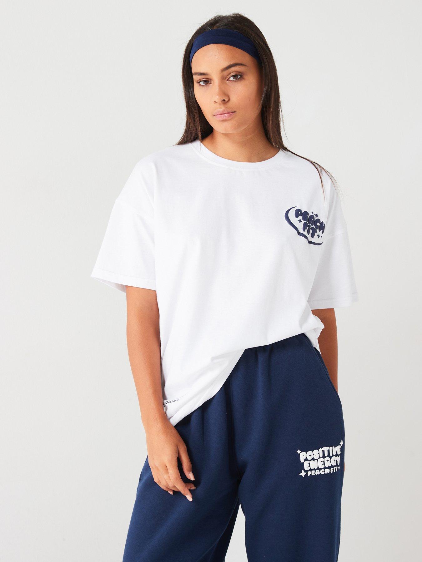 undefined Womens Celestial Oversized T-Shirt - White