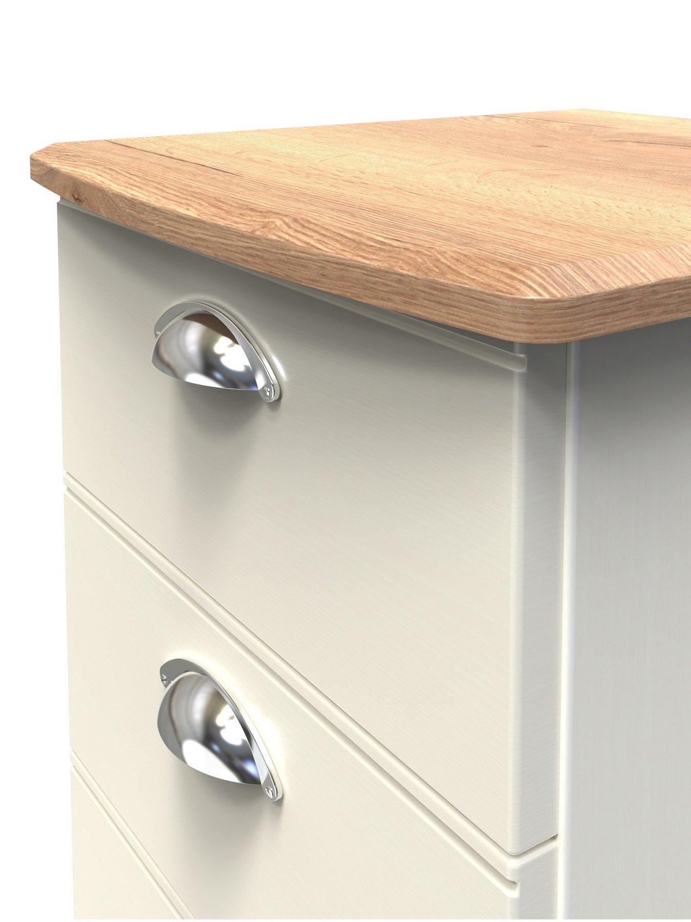 image of swift-tivoli-ready-assembled-3-drawer-bedside-chest