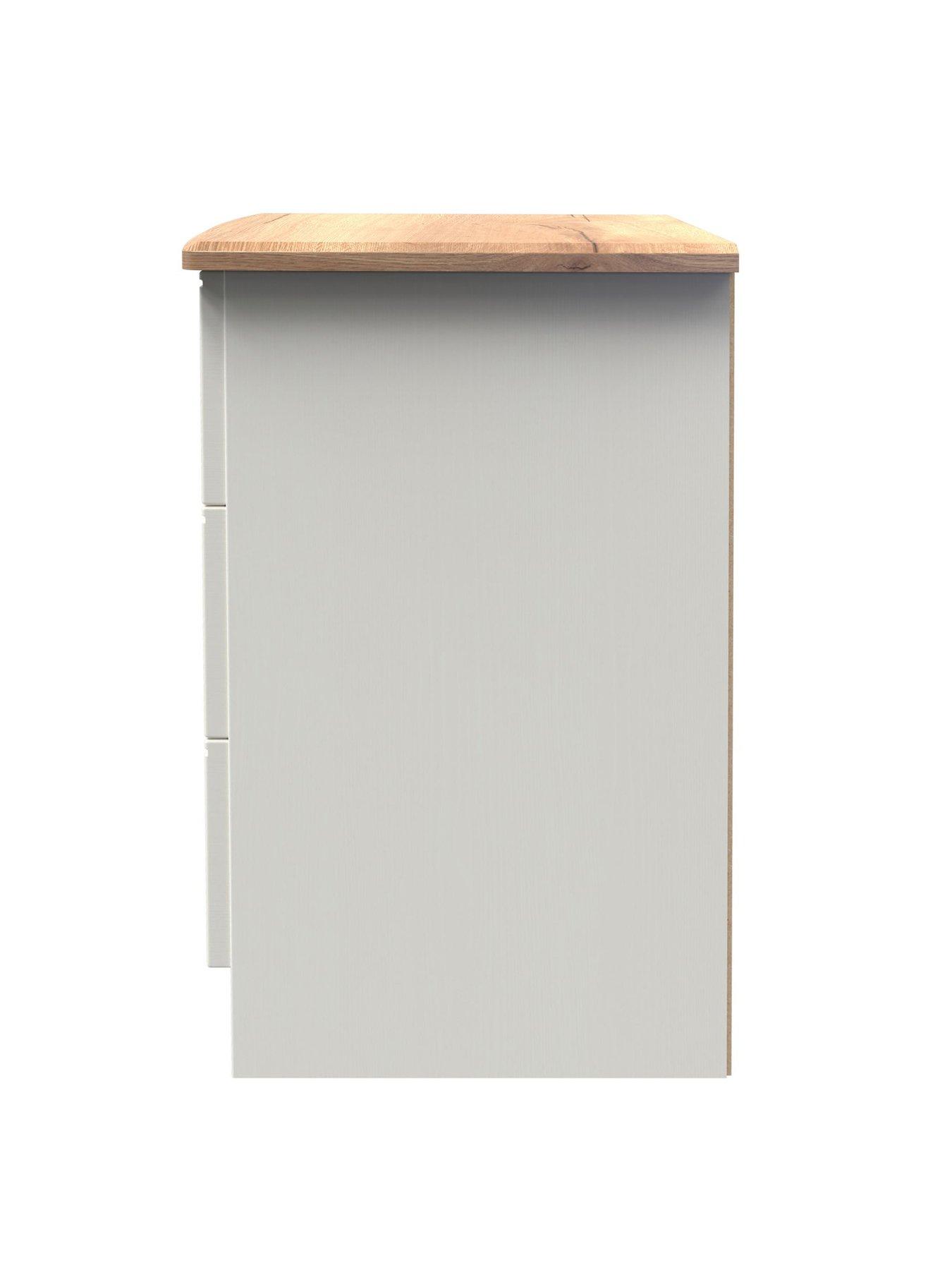  image of swift-tivoli-ready-assembled-3-drawer-bedside-chest