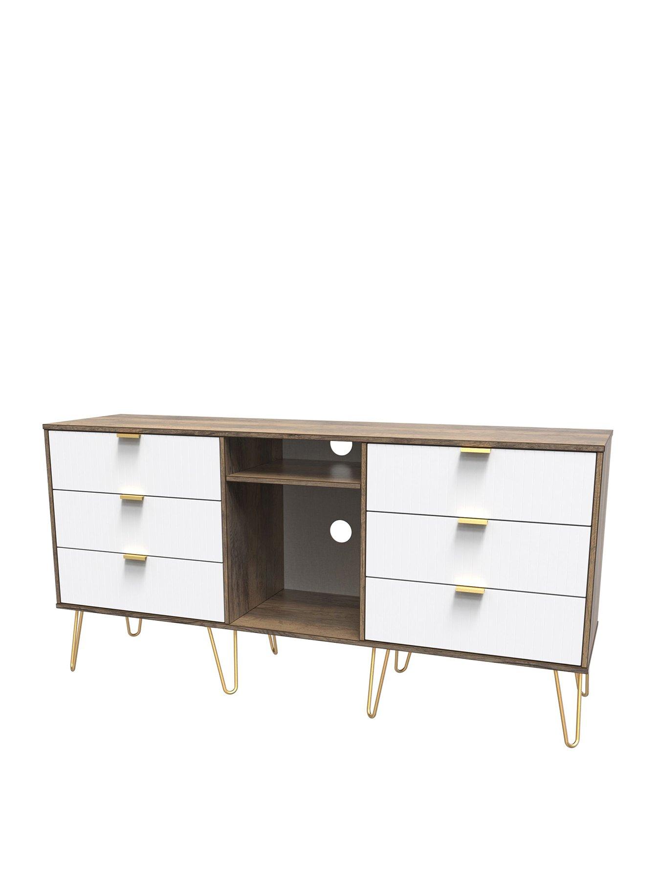 Image 3 of 7 of SWIFT Andie Ready Assembled 6 Drawer Sideboard/TV Unit