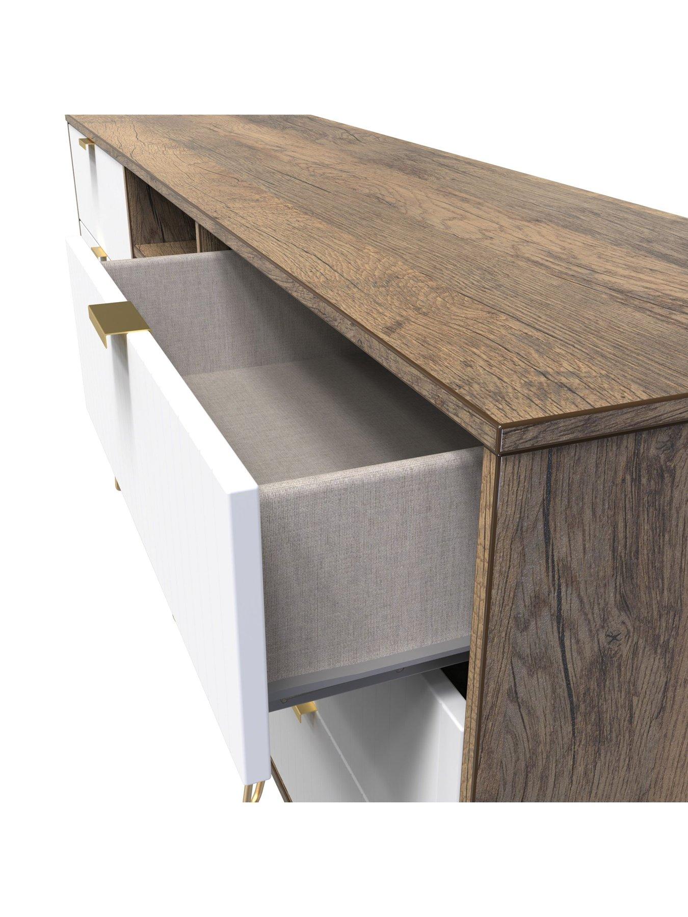 Image 7 of 7 of SWIFT Andie Ready Assembled 6 Drawer Sideboard/TV Unit