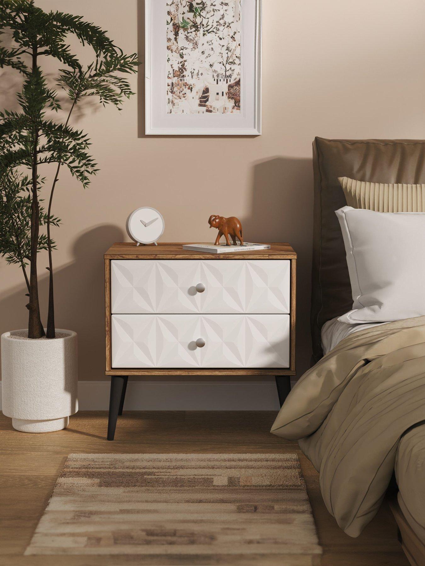 swift-valencia-ready-assembled-2-drawer-side-table