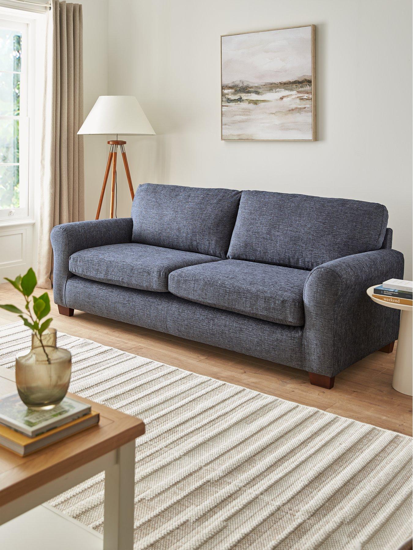 The Very Collection New Bailey Fabric 4 Seater Sofa - FSC Certified