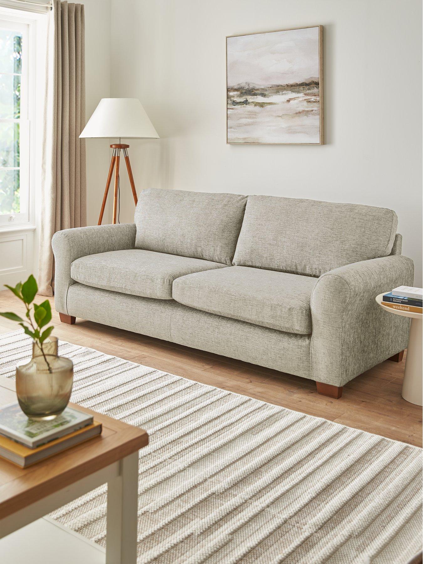 Very Home New Bailey Fabric 4 Seater Sofa - FSC Certified
