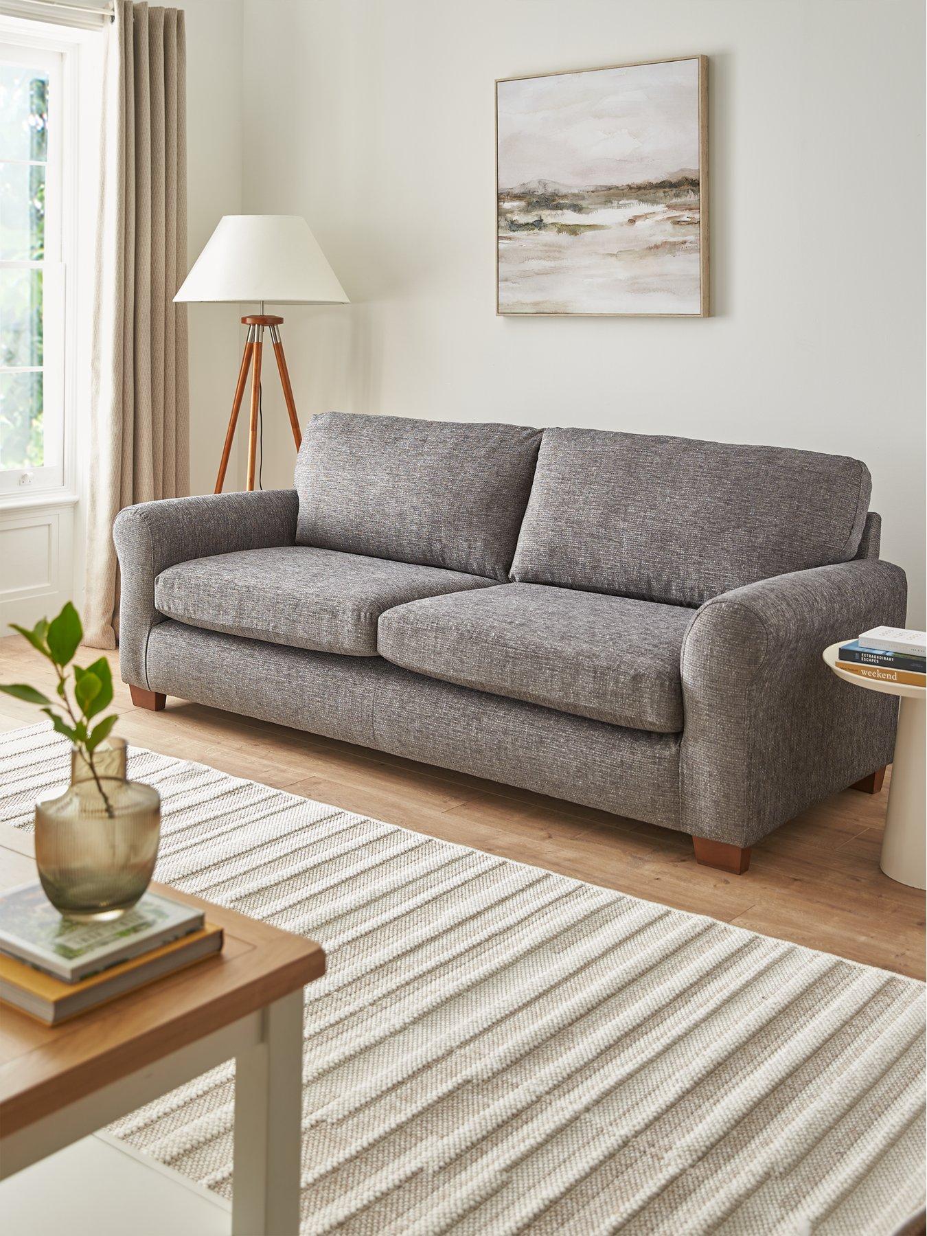 The Very Collection New Bailey Fabric 4 Seater Sofa - FSC Certified