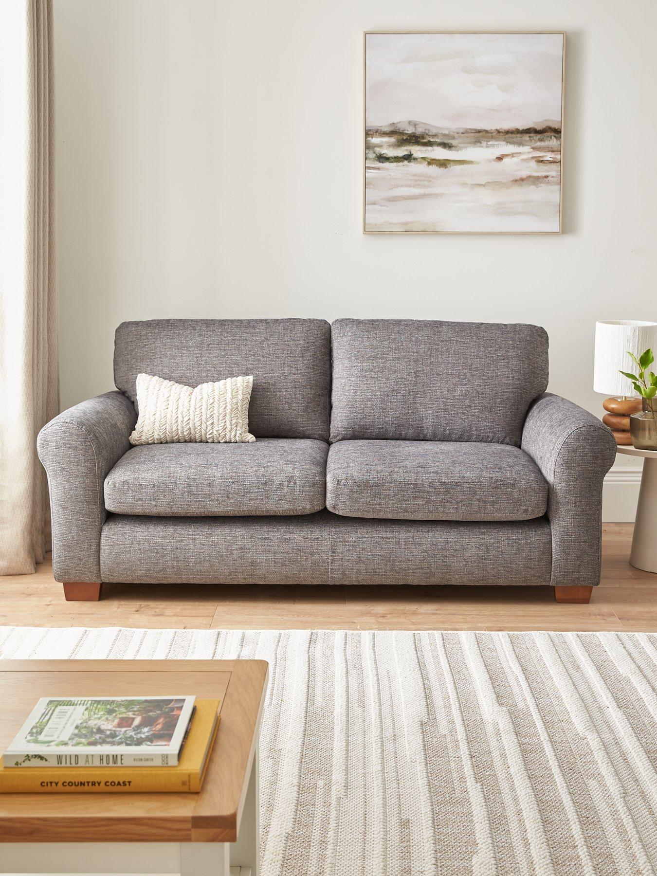 Very Home New Bailey Fabric 3 Seater Sofa - FSC Certified