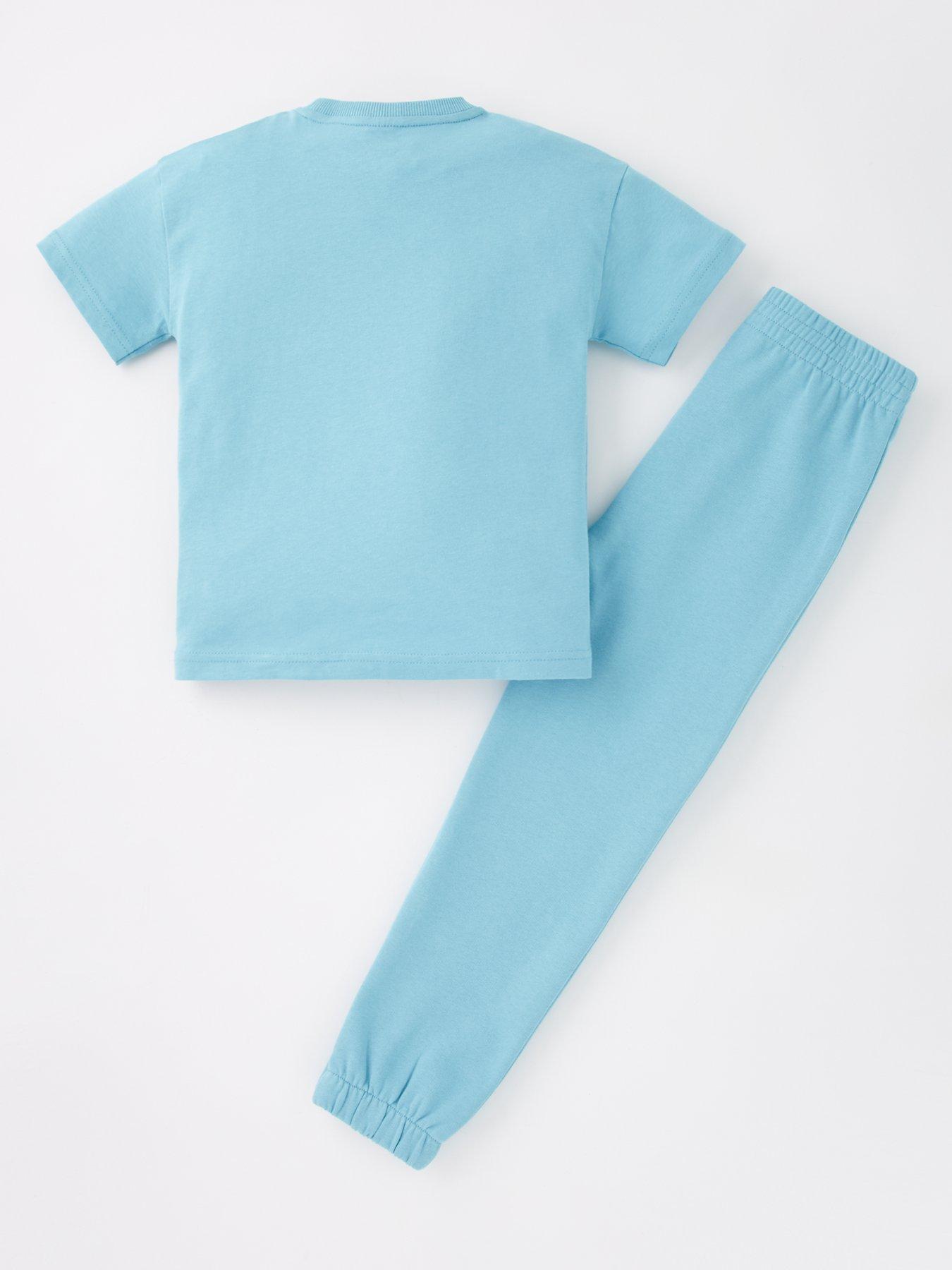  image of jurassic-world-2-piece-t-shirt-and-cargo-jogger-set-blue