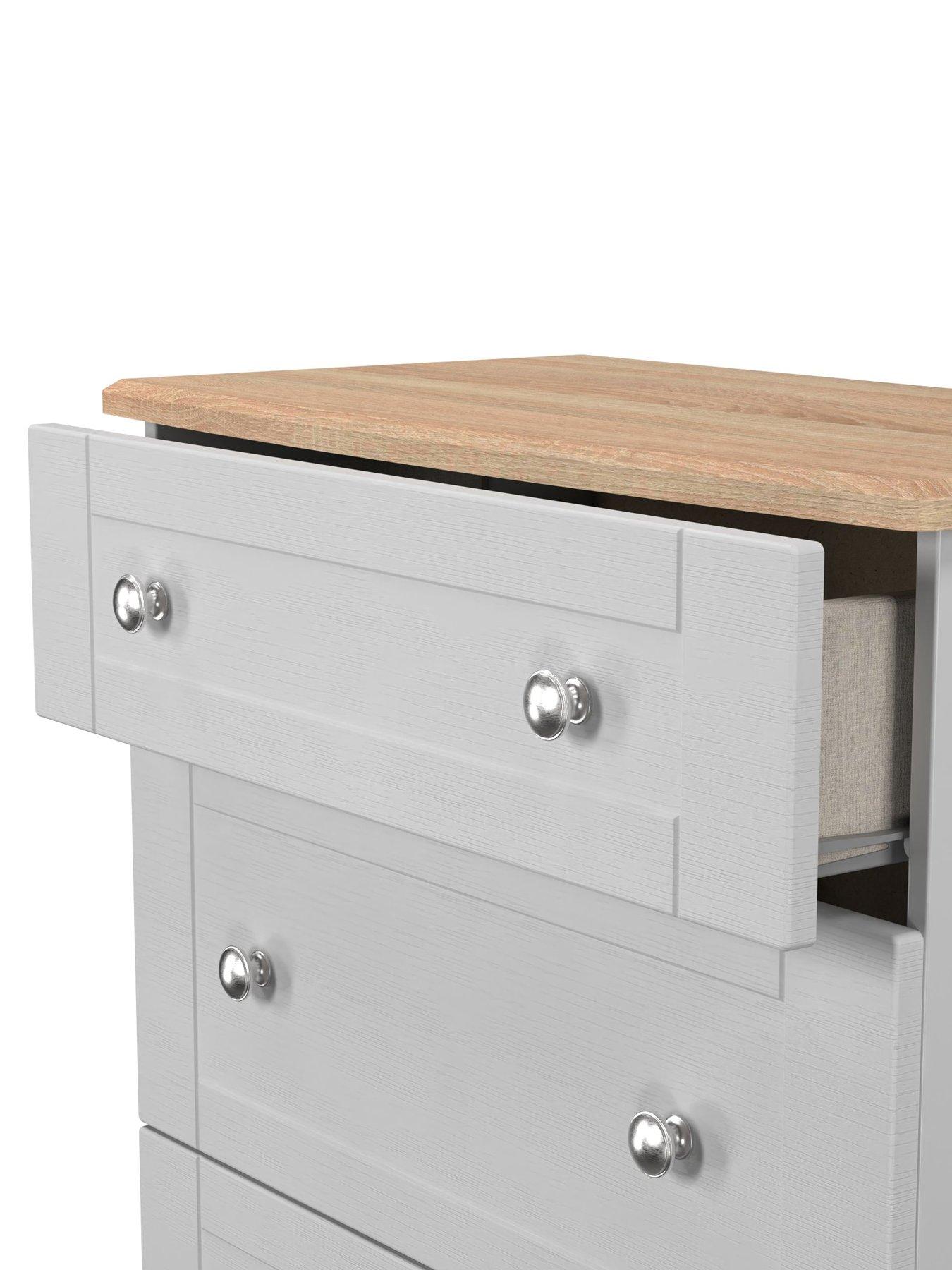  image of swift-sydney-ready-assembled-3-drawer-deep-chest