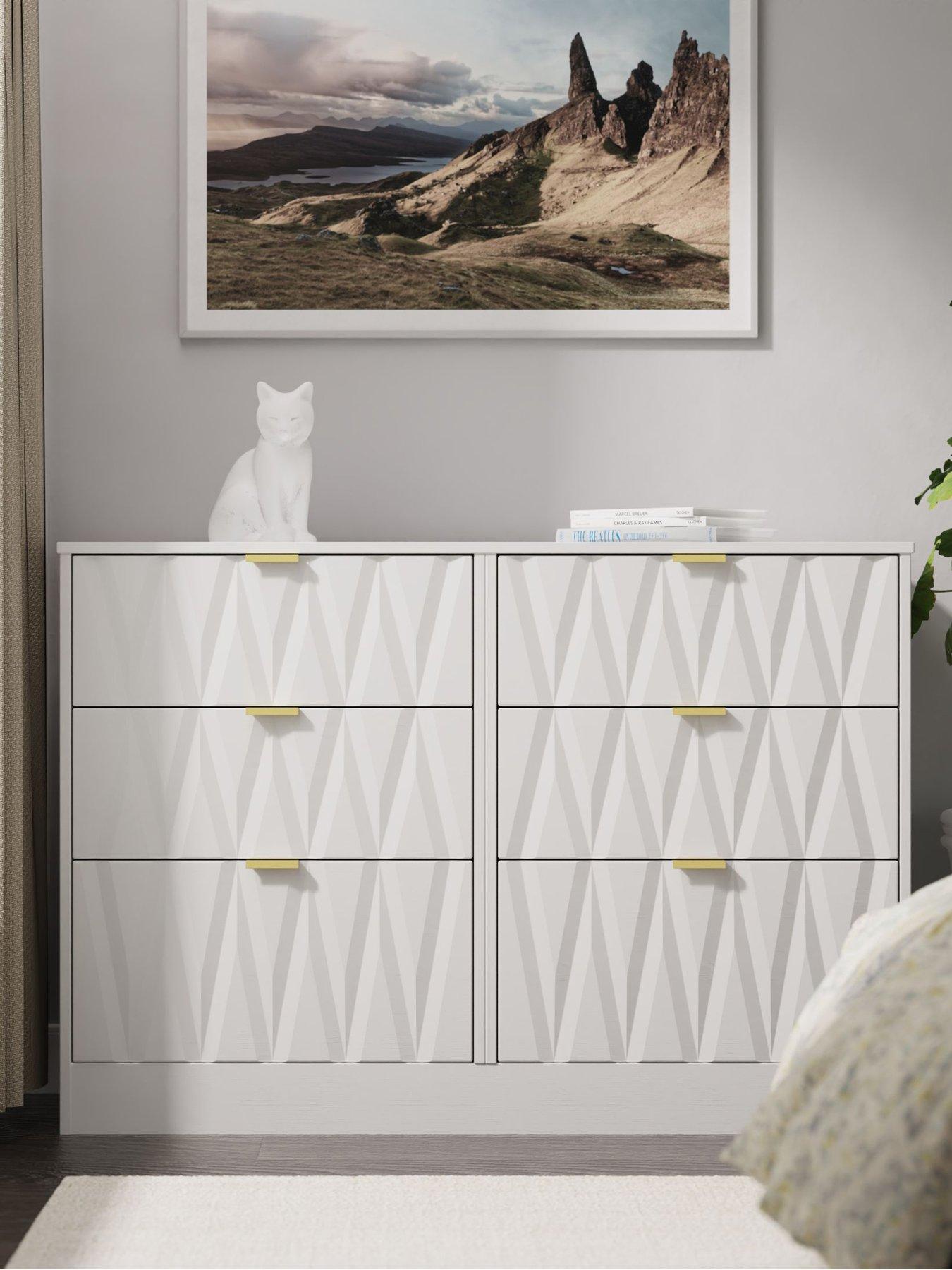 SWIFT Texas Ready Assembled 6 Drawer Bed Box