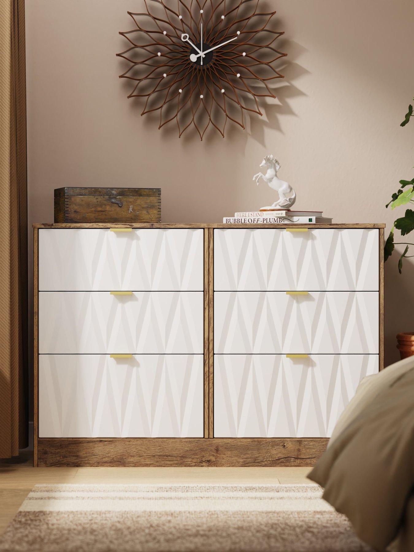 SWIFT Texas Ready Assembled 6 Drawer Bed Box
