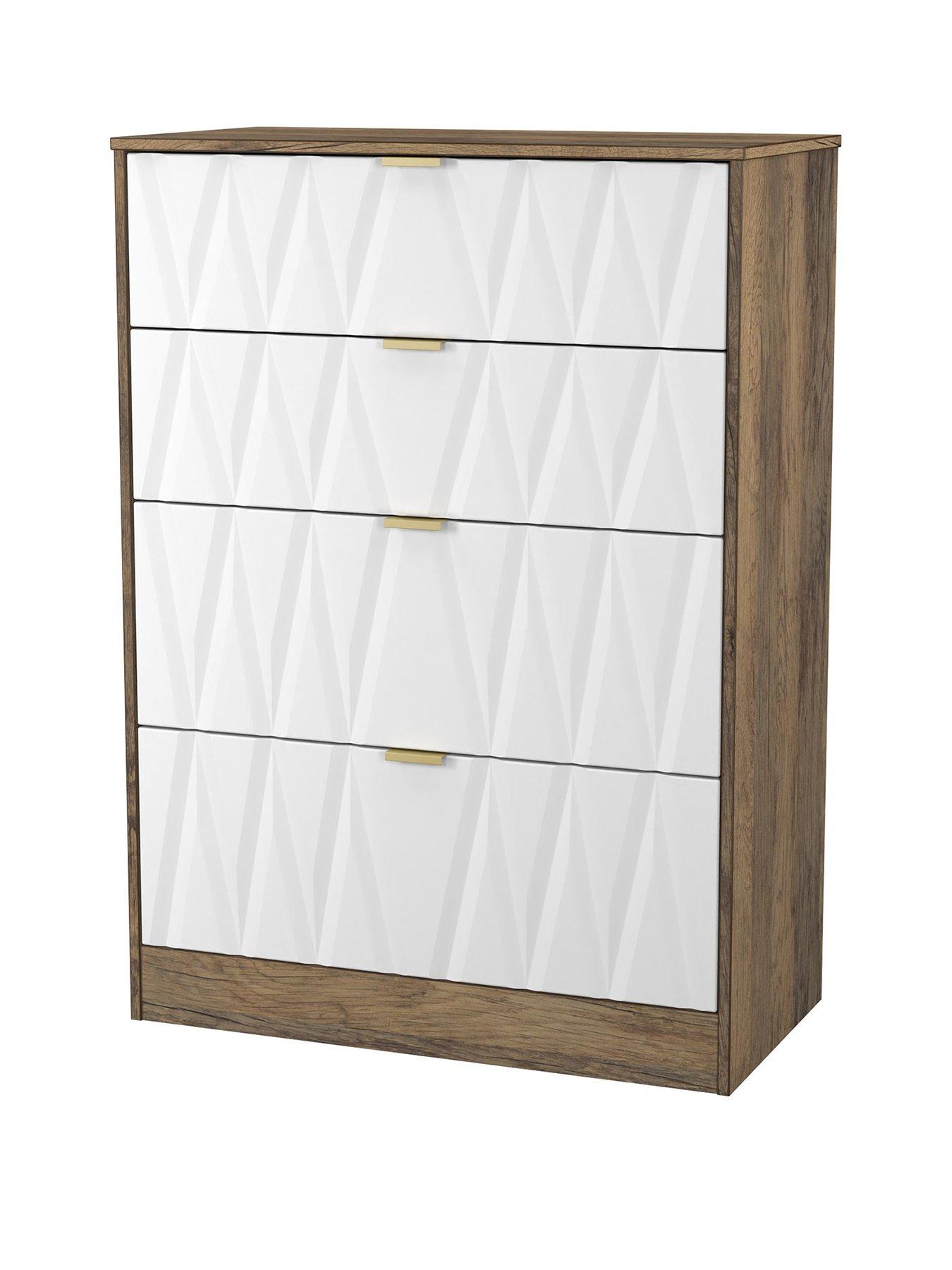 Image 3 of 7 of SWIFT Texas Ready Assembled 4 Drawer Chest