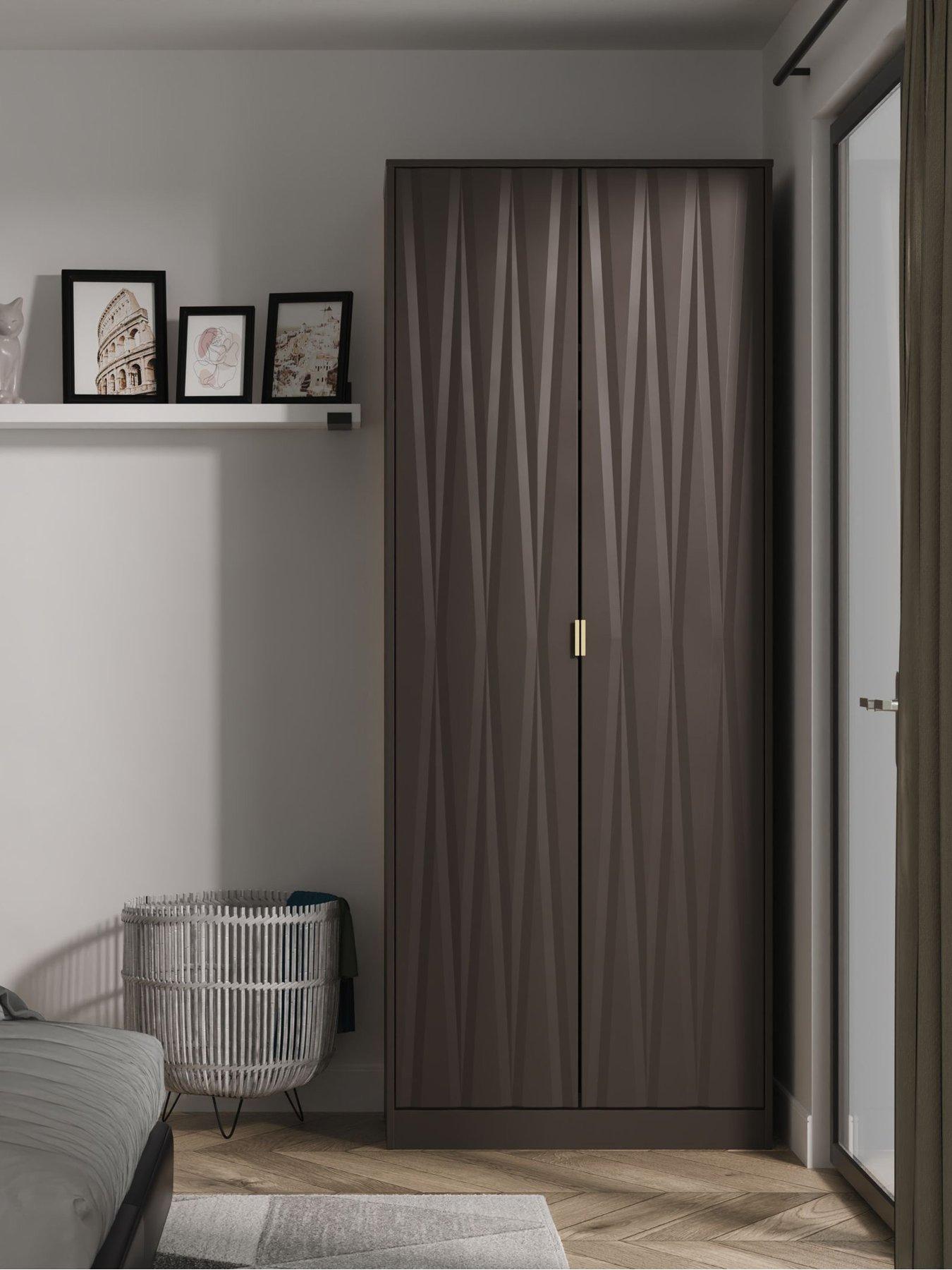 SWIFT Texas Ready Assembled 2 Door Wardrobe